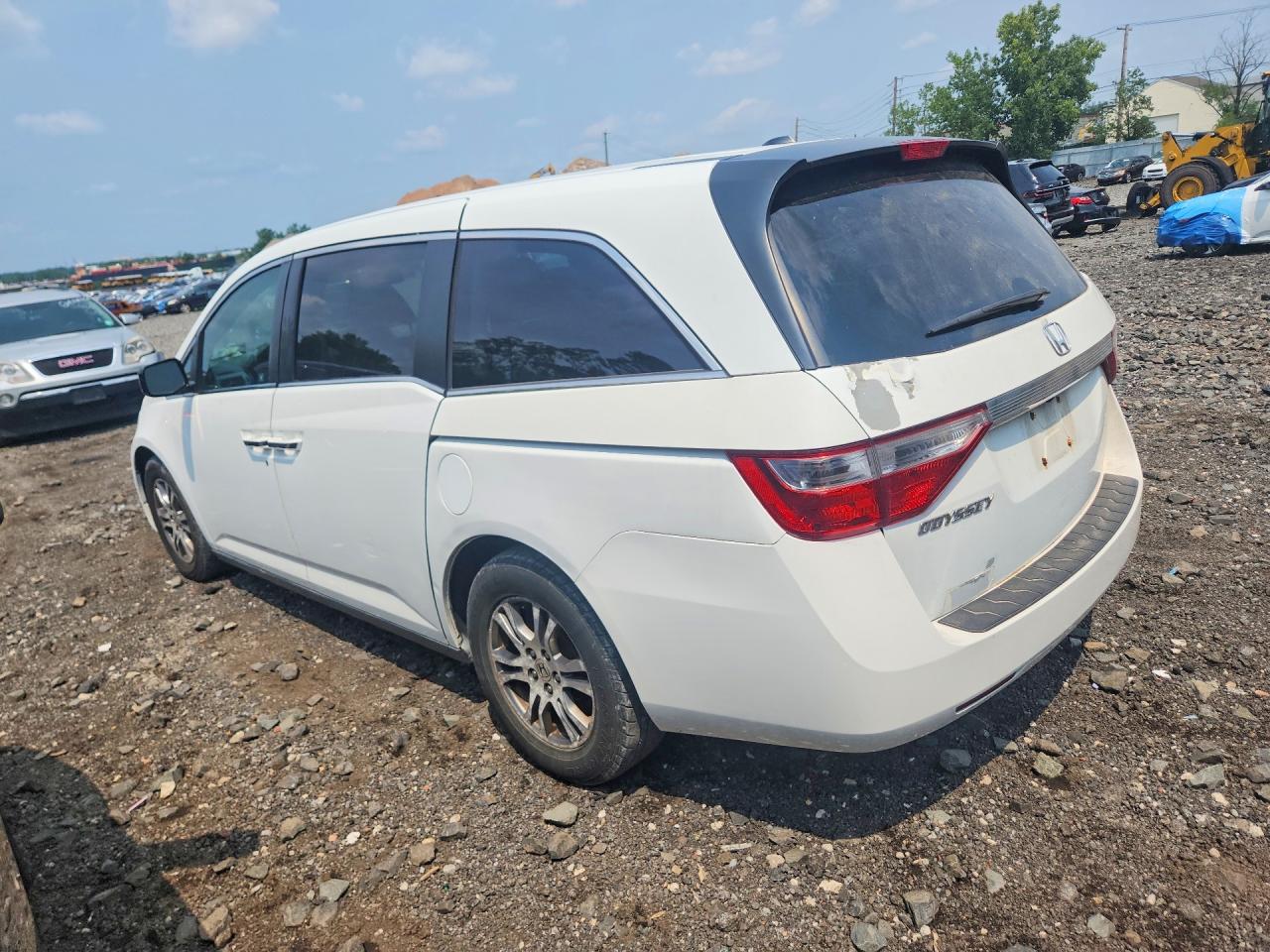 2011 Honda Odyssey Exl Белый vin: 5FNRL5H62BB050746