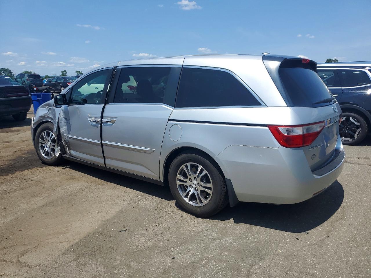 2011 Honda Odyssey Exl Silver vin: 5FNRL5H62BB059530