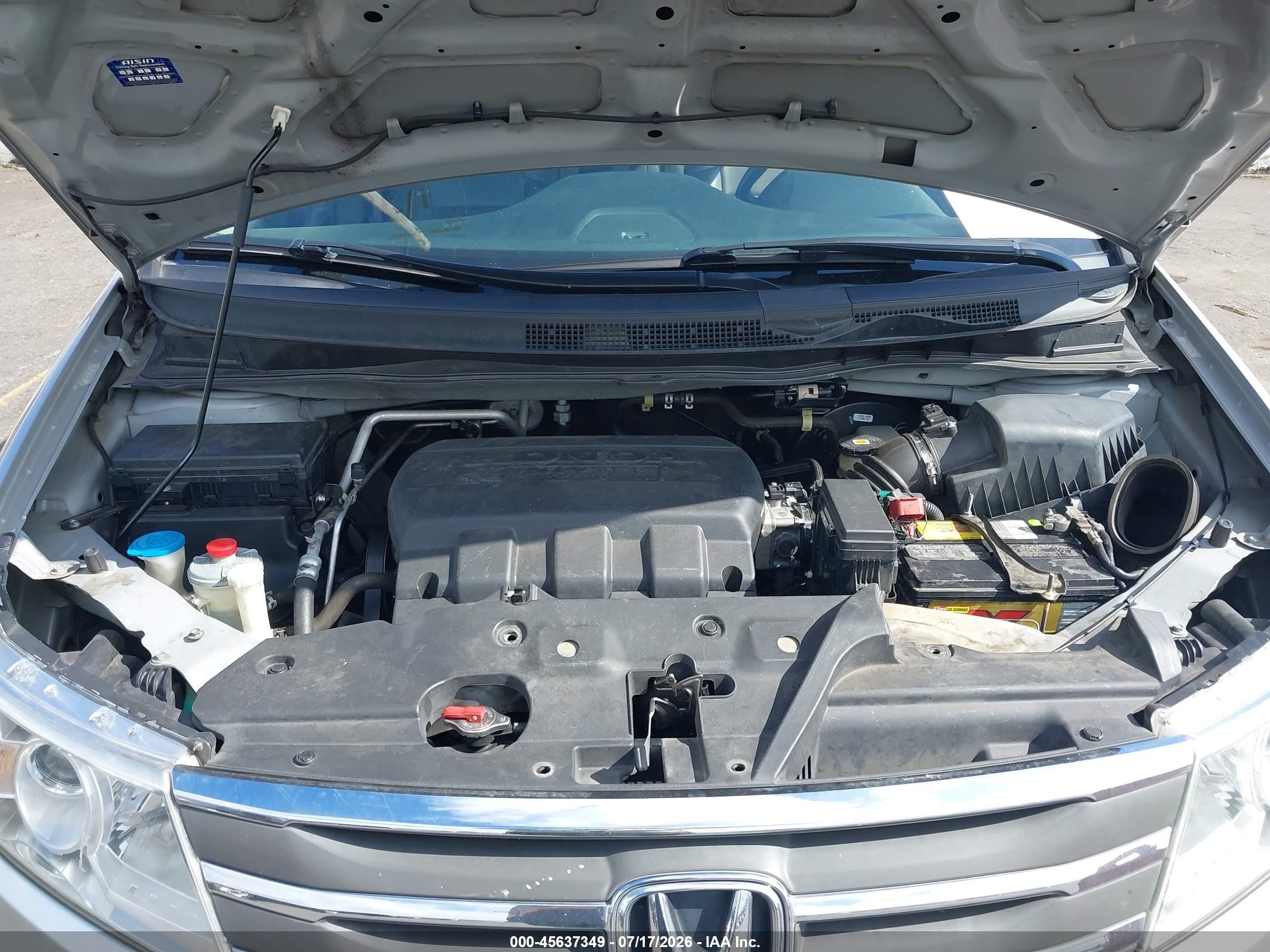 2011 Honda Odyssey Ex-l Серебряный vin: 5FNRL5H62BB060399