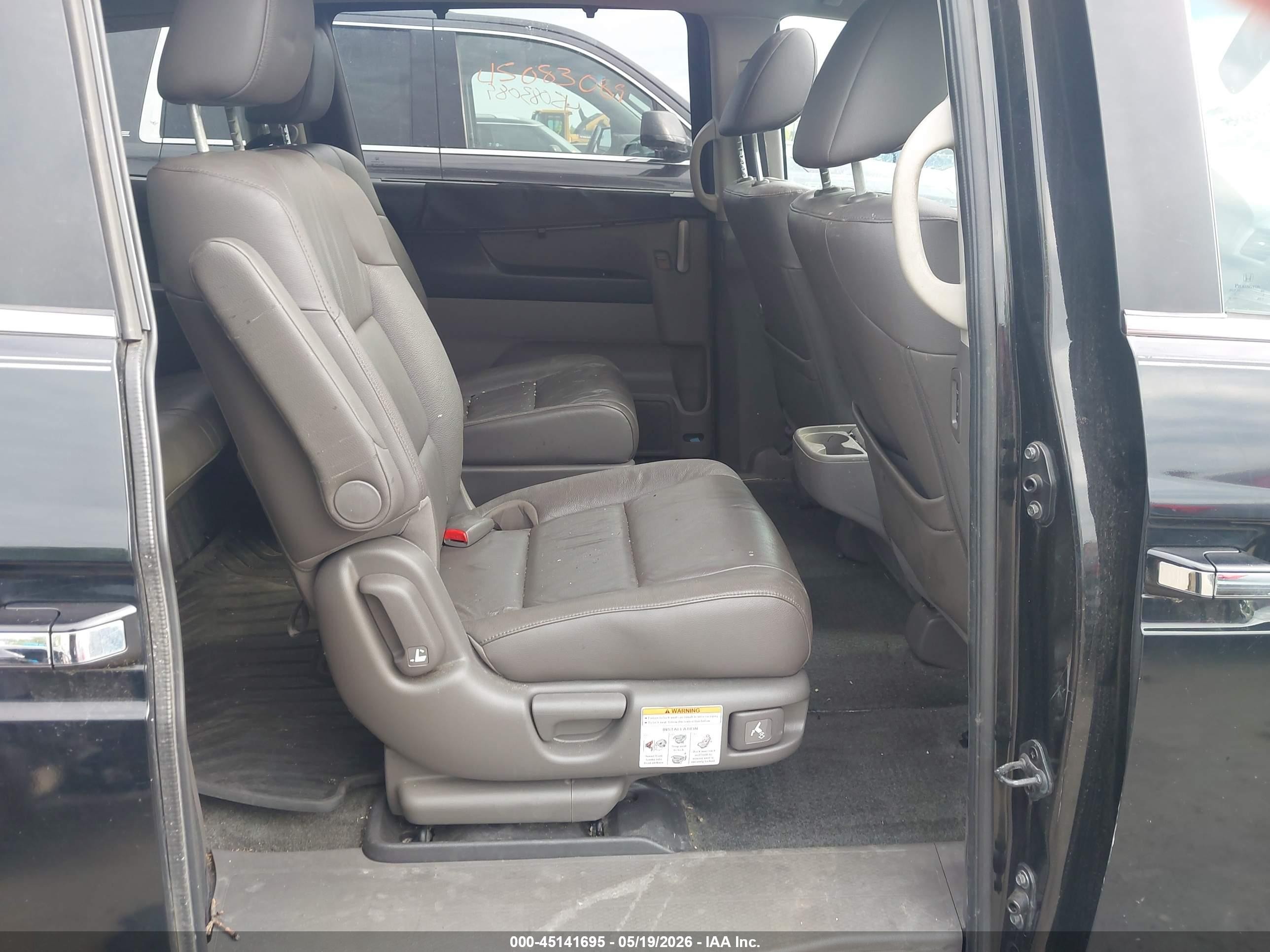 2011 Honda Odyssey Ex-l Black vin: 5FNRL5H62BB069183