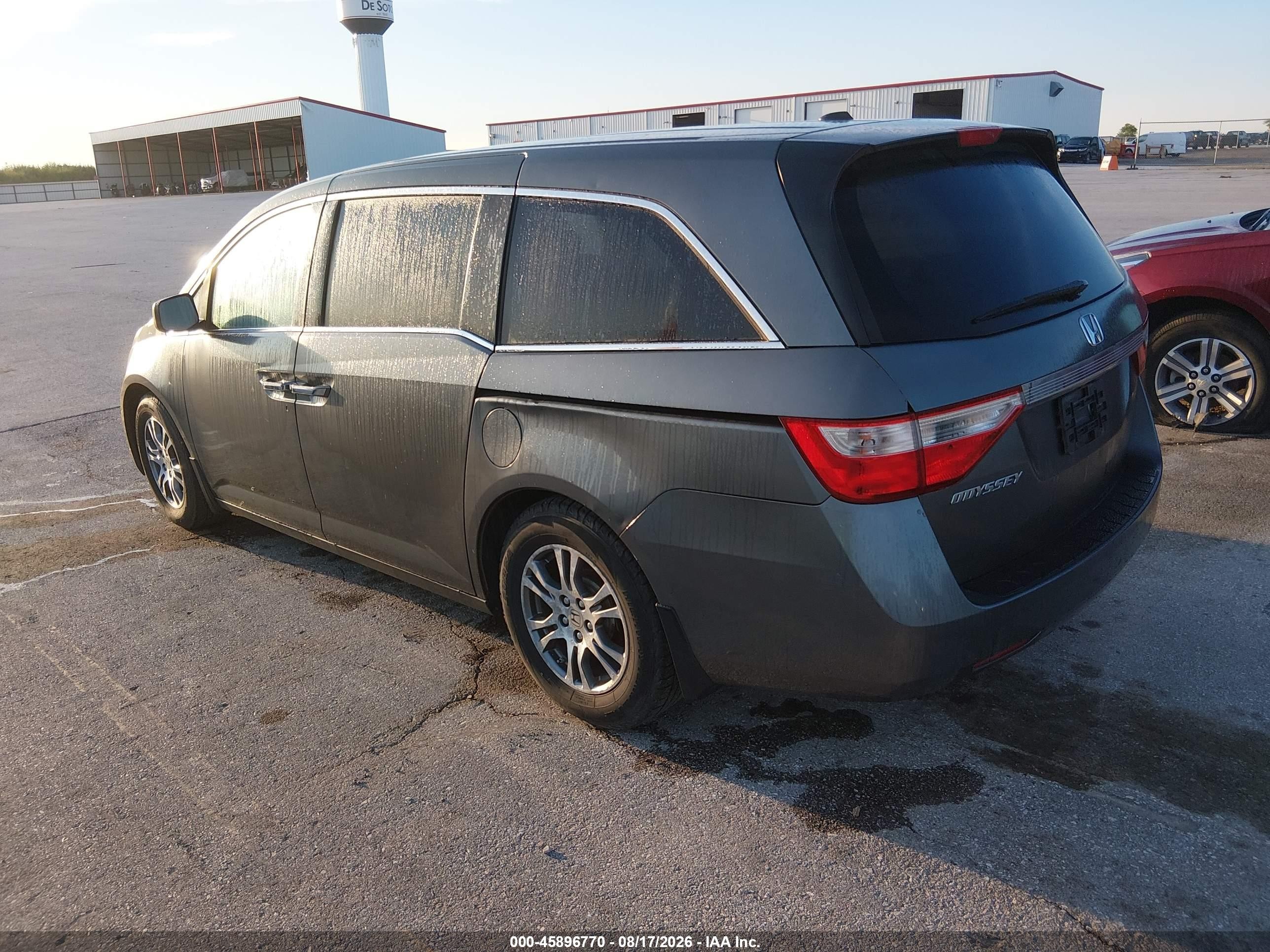 2011 Honda Odyssey Ex-l Beige vin: 5FNRL5H62BB073881