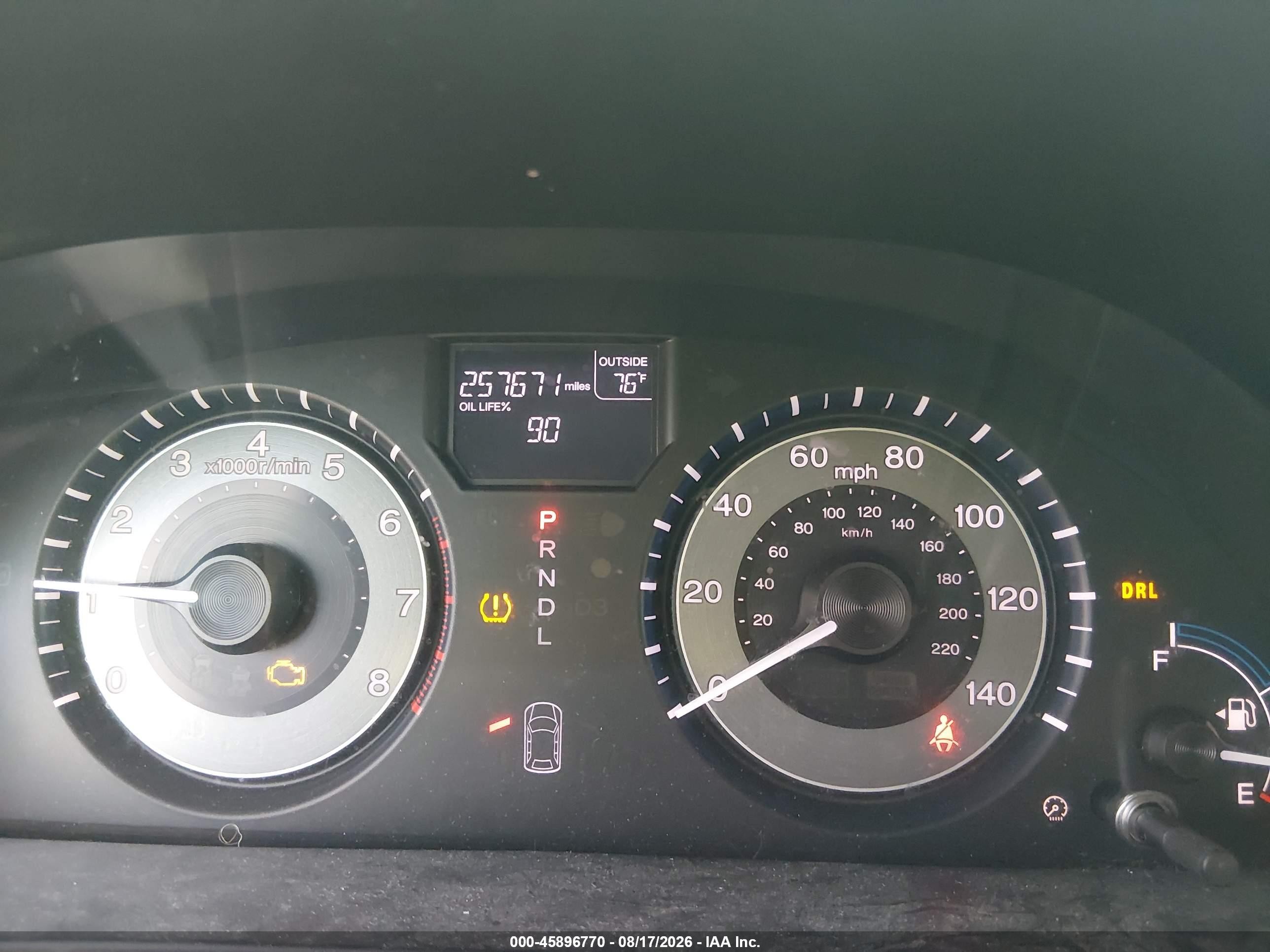 2011 Honda Odyssey Ex-l Beige vin: 5FNRL5H62BB073881