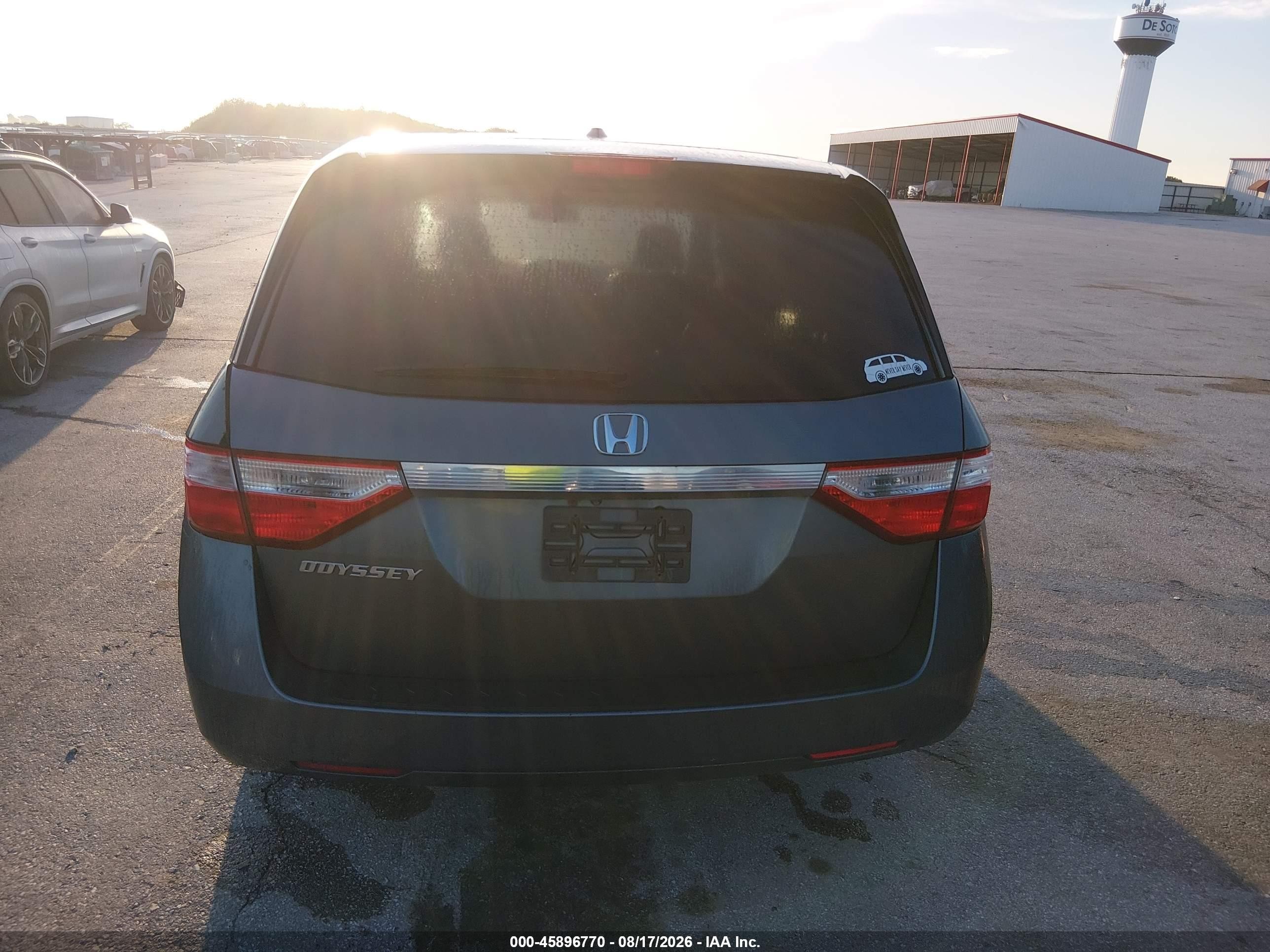 2011 Honda Odyssey Ex-l Beige vin: 5FNRL5H62BB073881