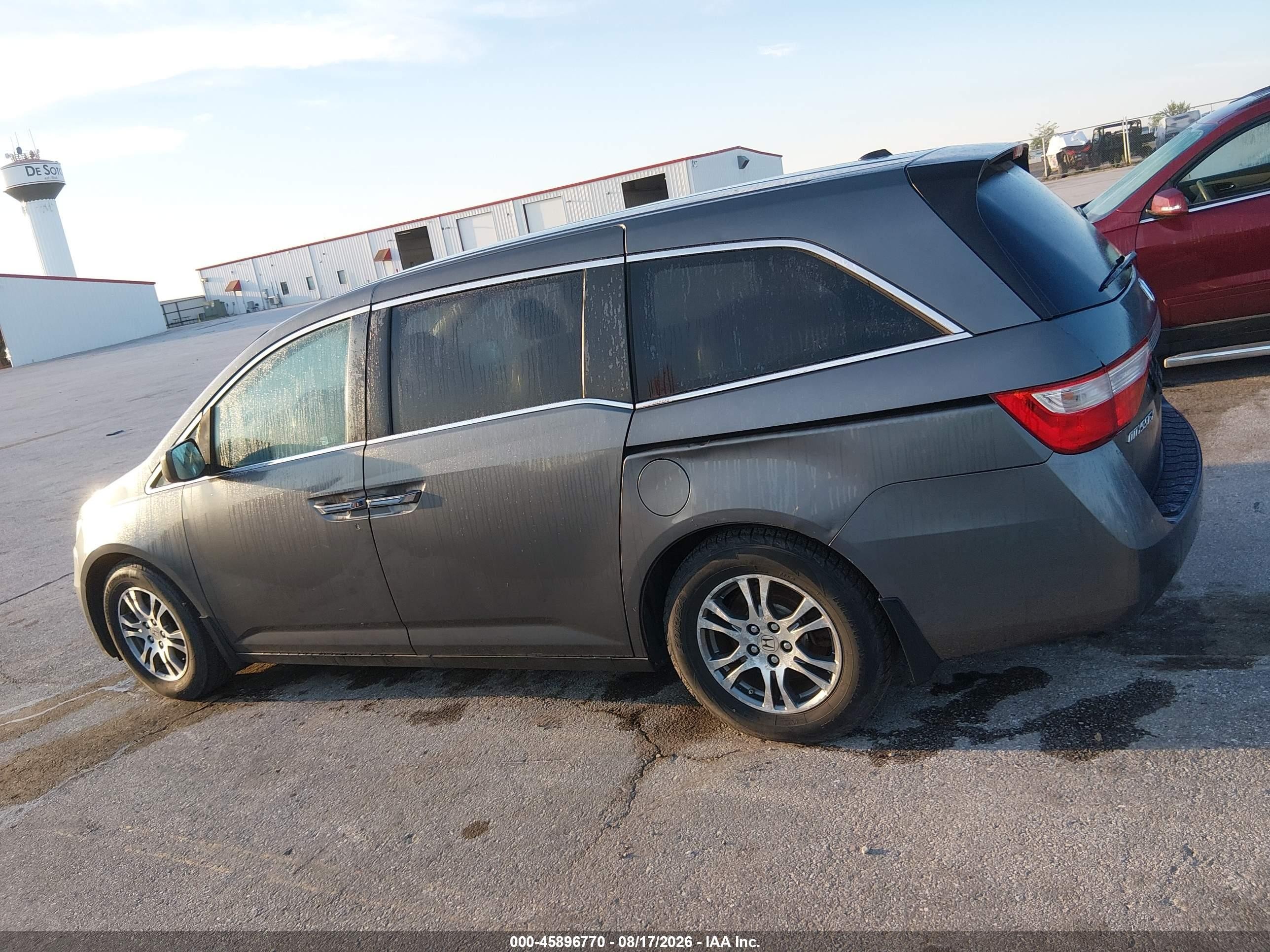 2011 Honda Odyssey Ex-l Beige vin: 5FNRL5H62BB073881