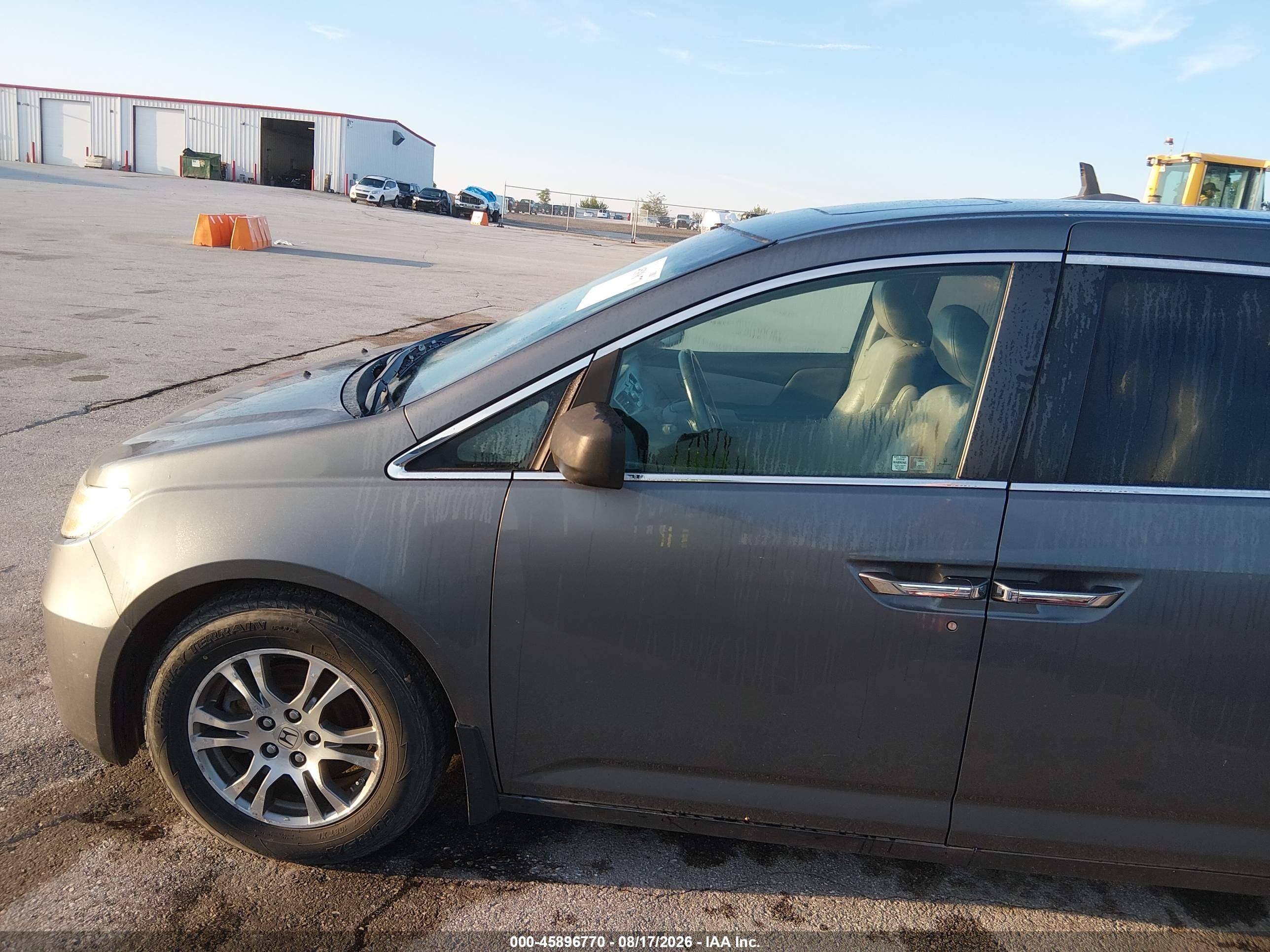 2011 Honda Odyssey Ex-l Beige vin: 5FNRL5H62BB073881