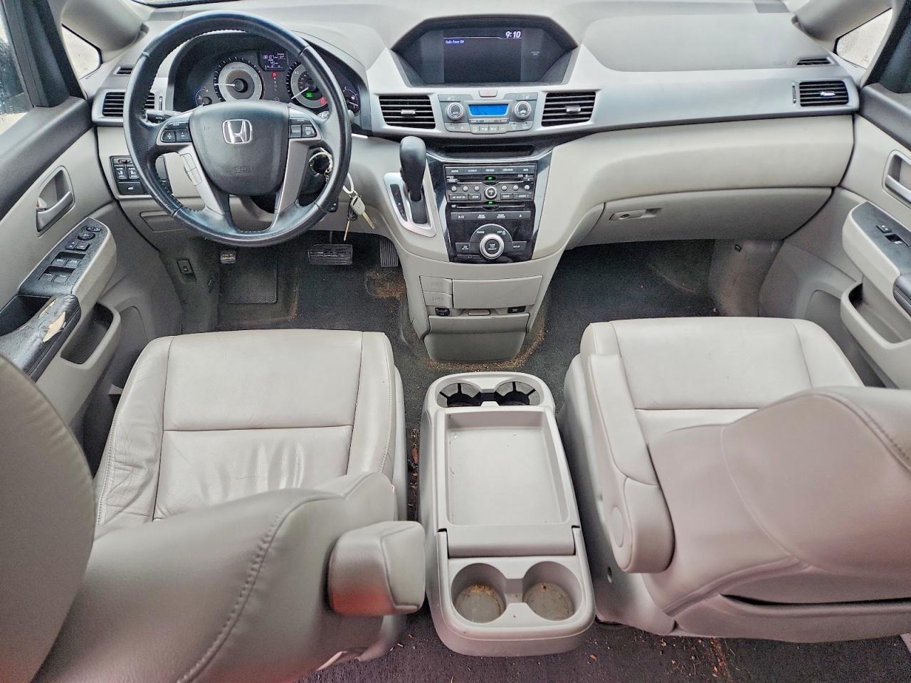 2011 Honda Odyssey Exl Blue vin: 5FNRL5H62BB081706