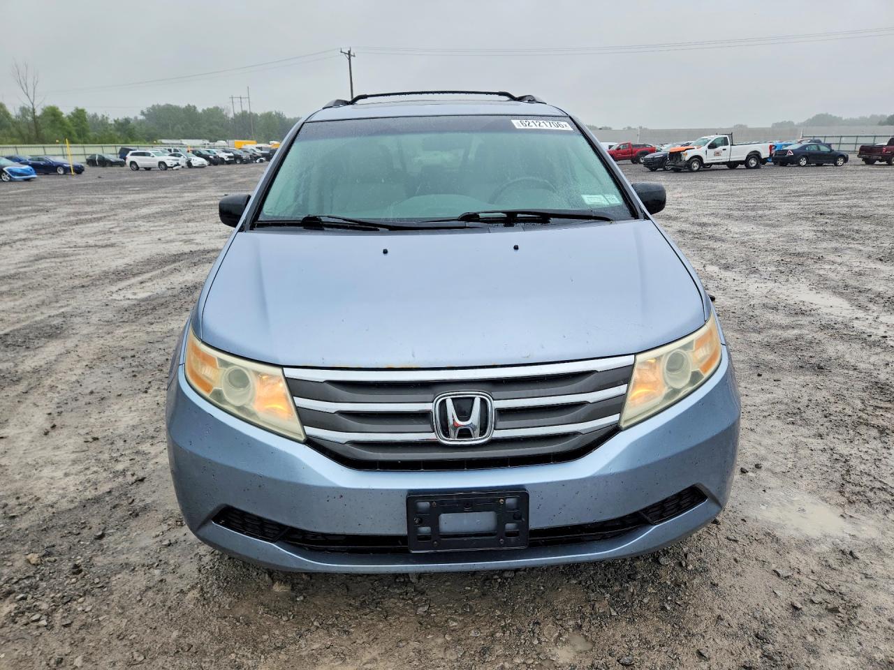 2011 Honda Odyssey Exl Blue vin: 5FNRL5H62BB081706