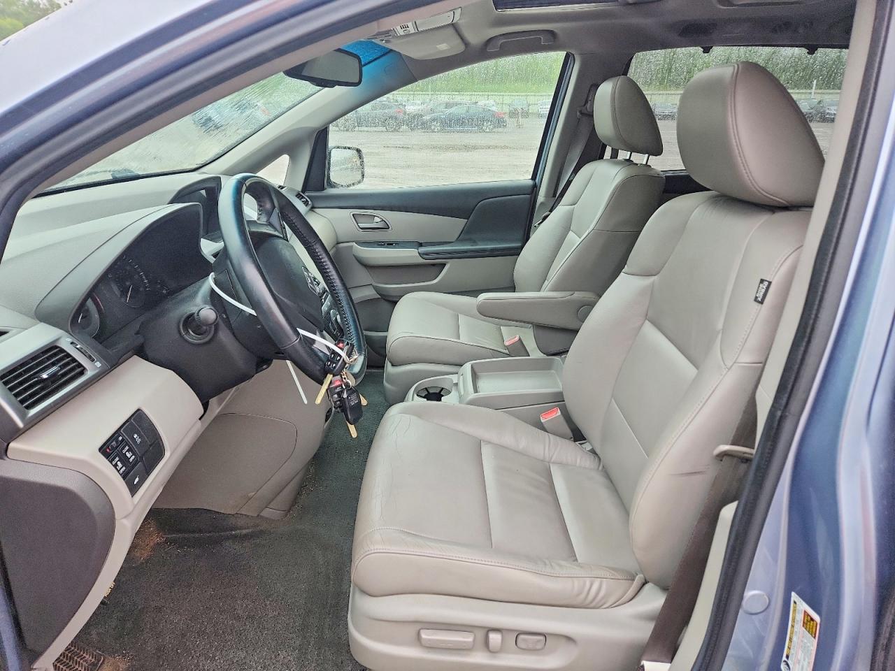 2011 Honda Odyssey Exl Blue vin: 5FNRL5H62BB081706