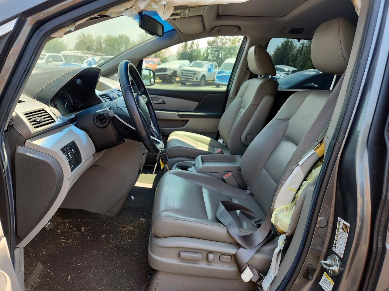 2011 Honda Odyssey Exl Серый vin: 5FNRL5H62BB095590