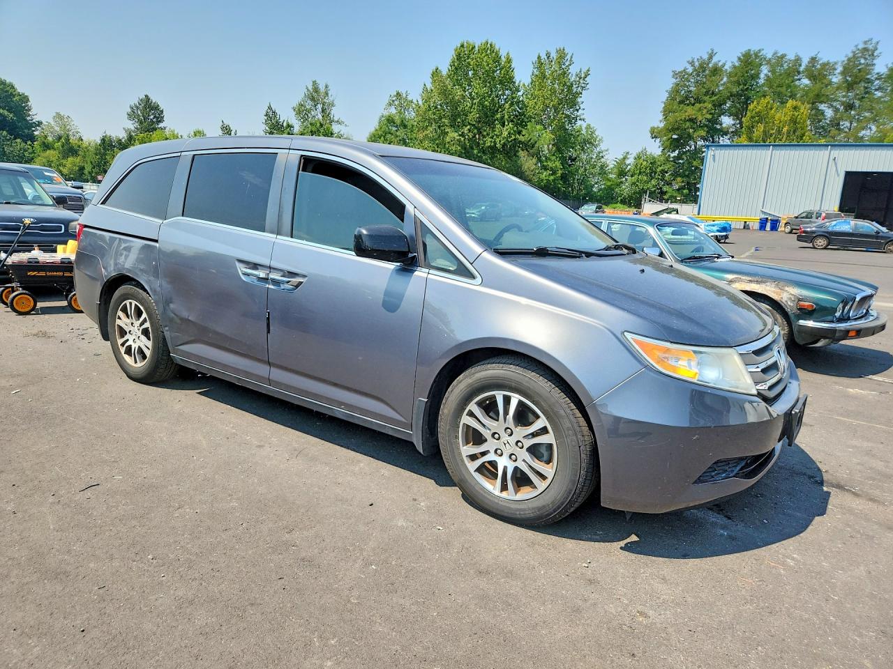 2011 Honda Odyssey Exl Серый vin: 5FNRL5H62BB095590