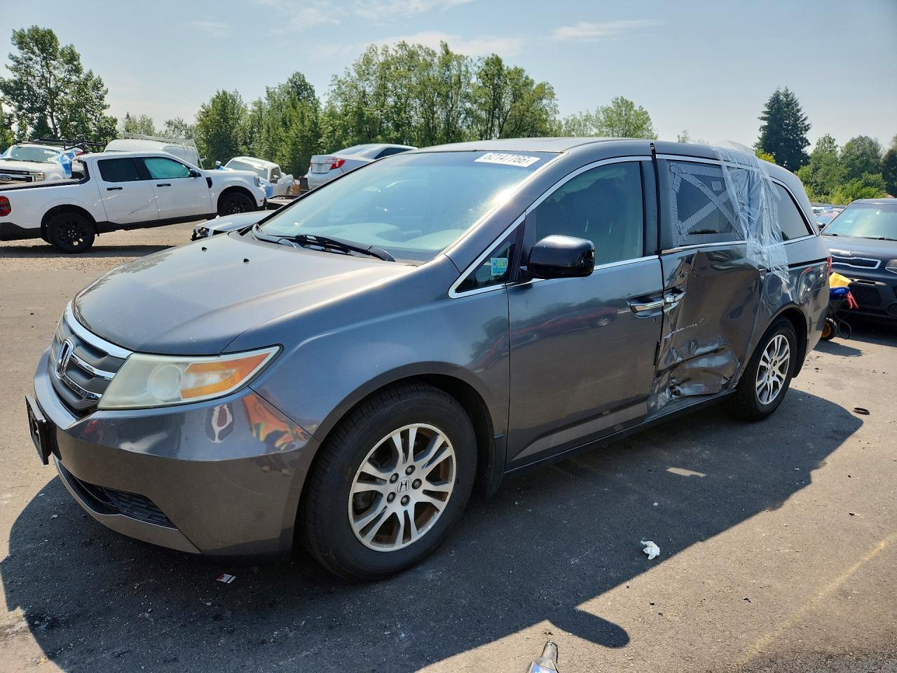 2011 Honda Odyssey Exl Серый vin: 5FNRL5H62BB095590