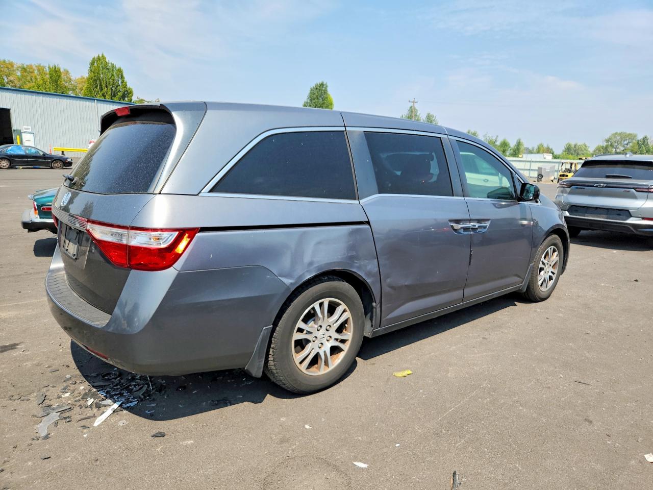 2011 Honda Odyssey Exl Серый vin: 5FNRL5H62BB095590