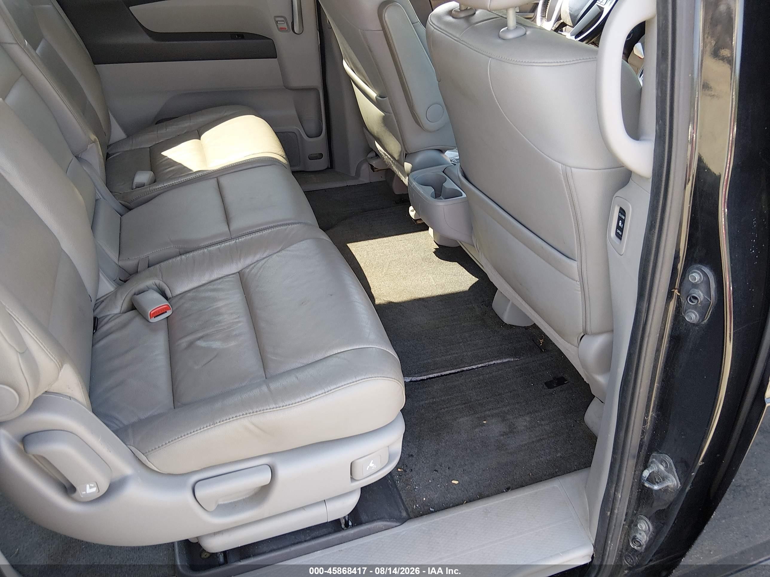 2011 Honda Odyssey Ex-l Черный vin: 5FNRL5H62BB101050