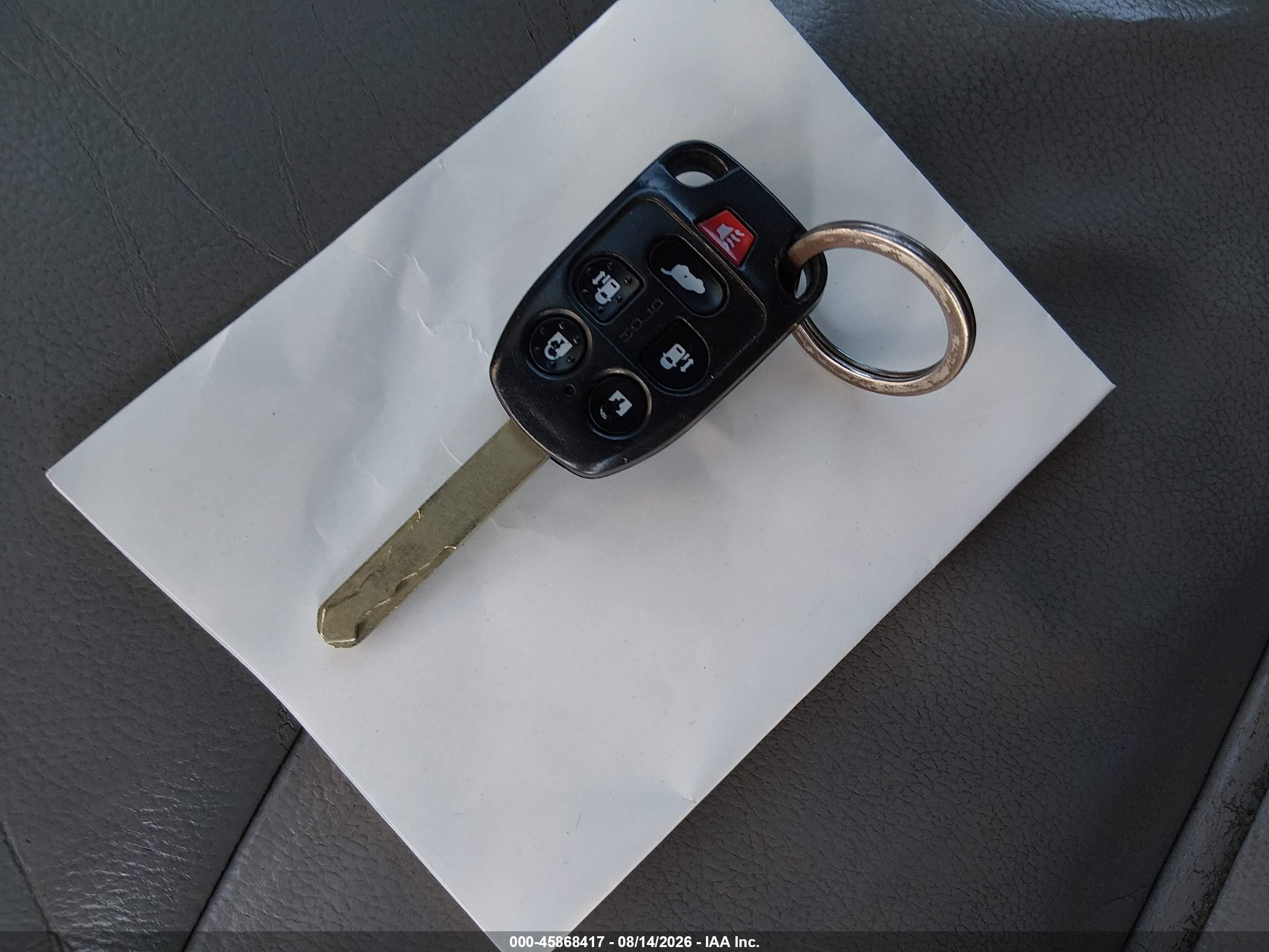 2011 Honda Odyssey Ex-l Черный vin: 5FNRL5H62BB101050