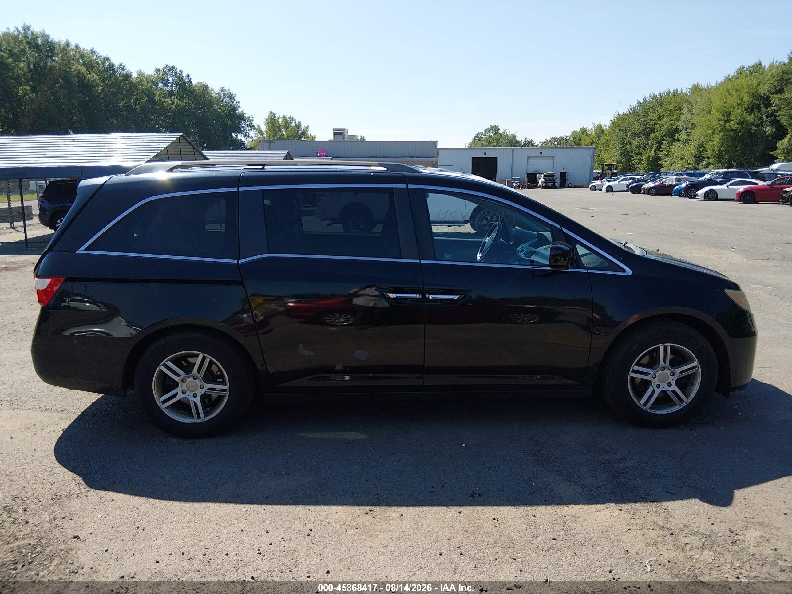 2011 Honda Odyssey Ex-l Черный vin: 5FNRL5H62BB101050