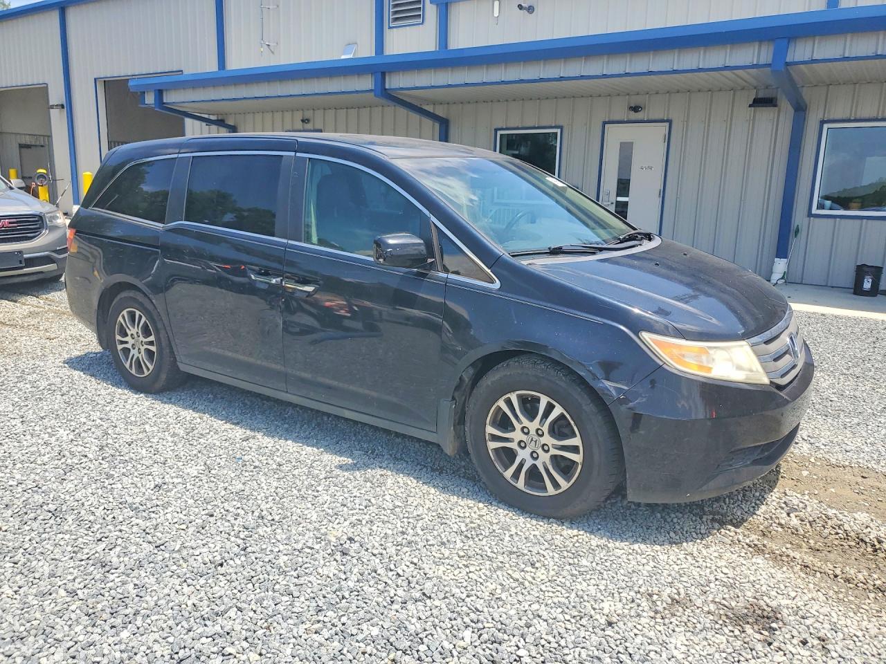 2012 Honda Odyssey Exl Black vin: 5FNRL5H62CB013102