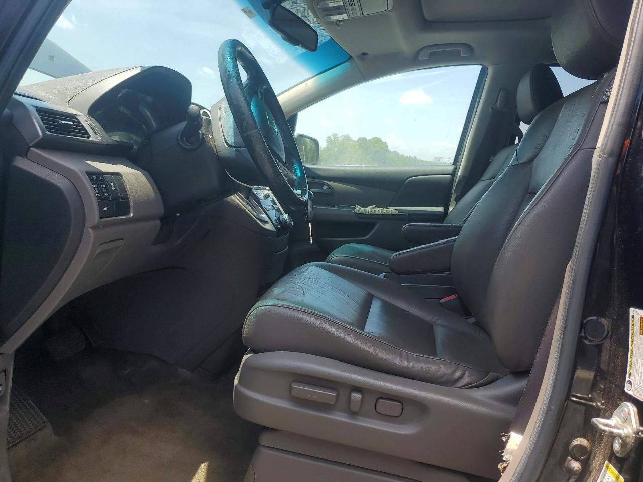 2012 Honda Odyssey Exl Black vin: 5FNRL5H62CB013102