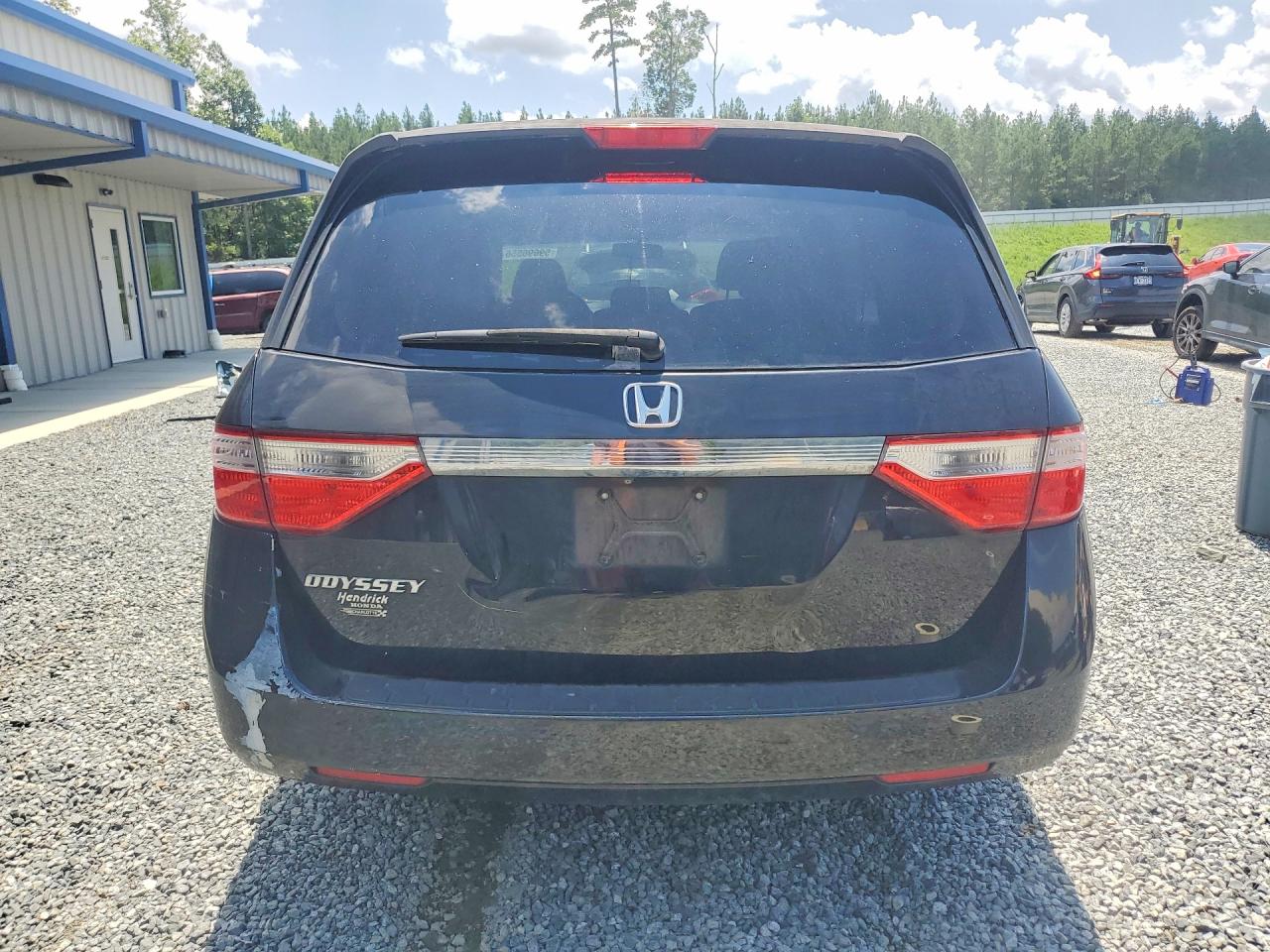 2012 Honda Odyssey Exl Black vin: 5FNRL5H62CB013102