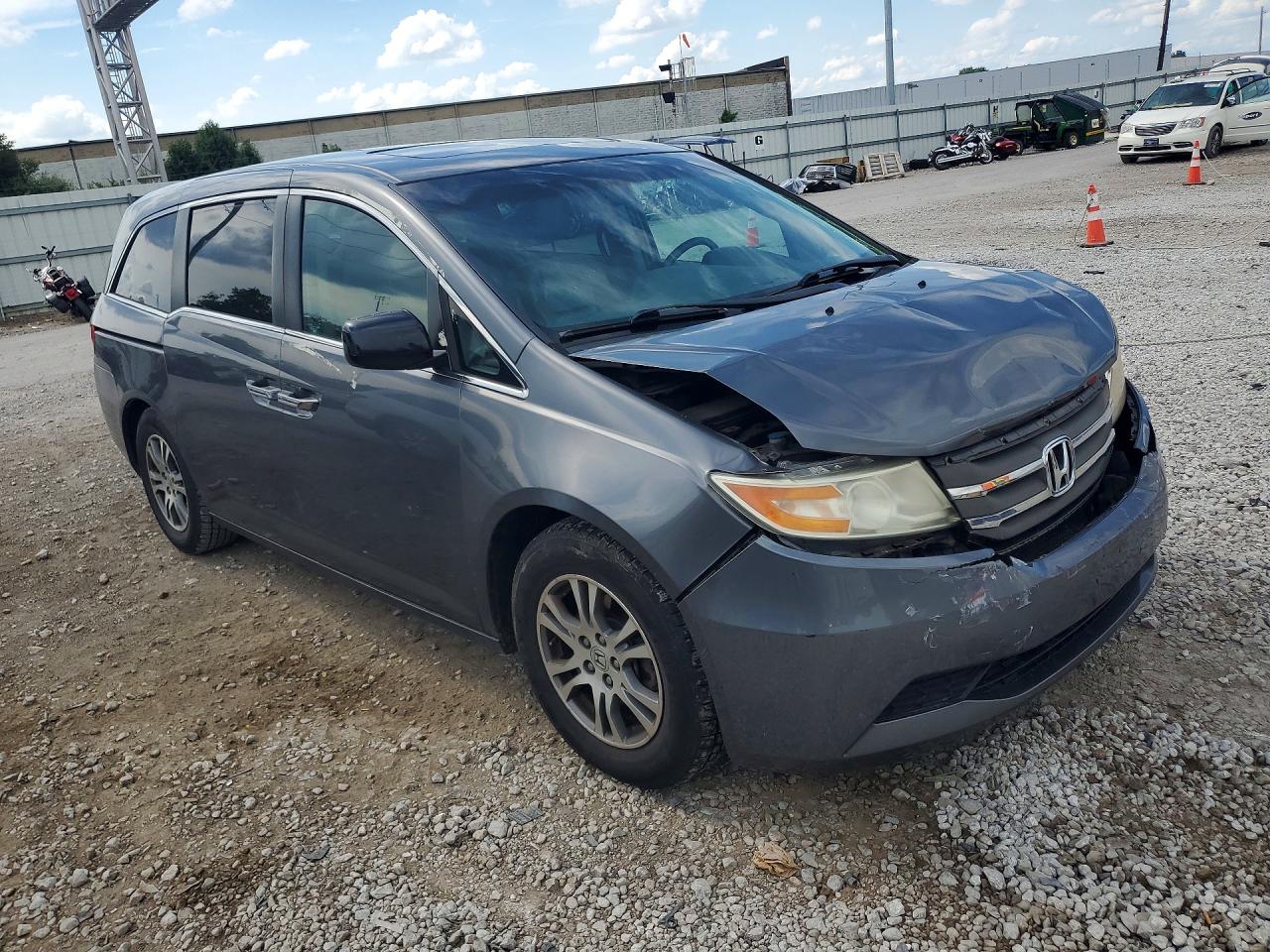 2012 Honda Odyssey Exl Gray vin: 5FNRL5H62CB015769