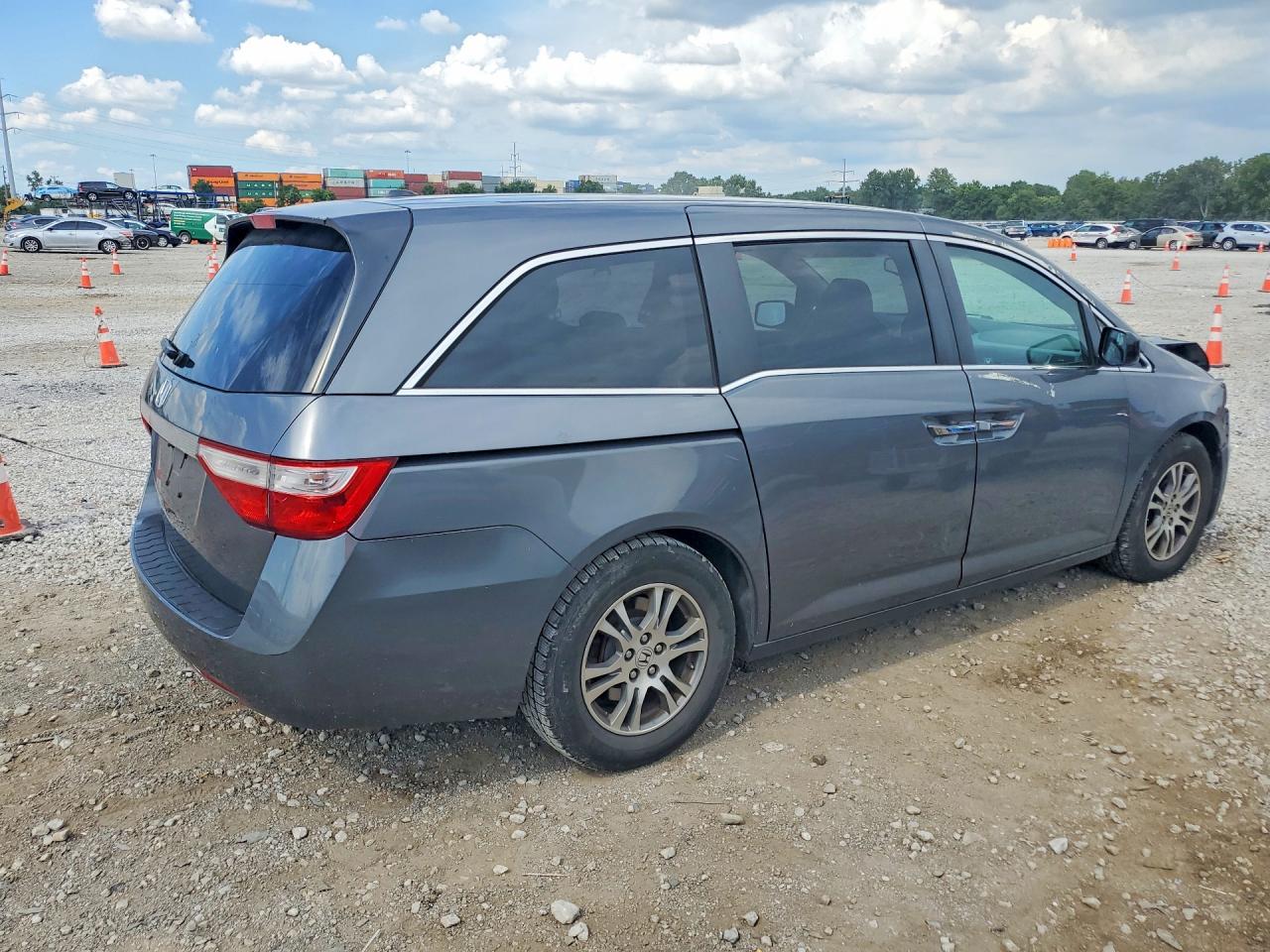 2012 Honda Odyssey Exl Gray vin: 5FNRL5H62CB015769