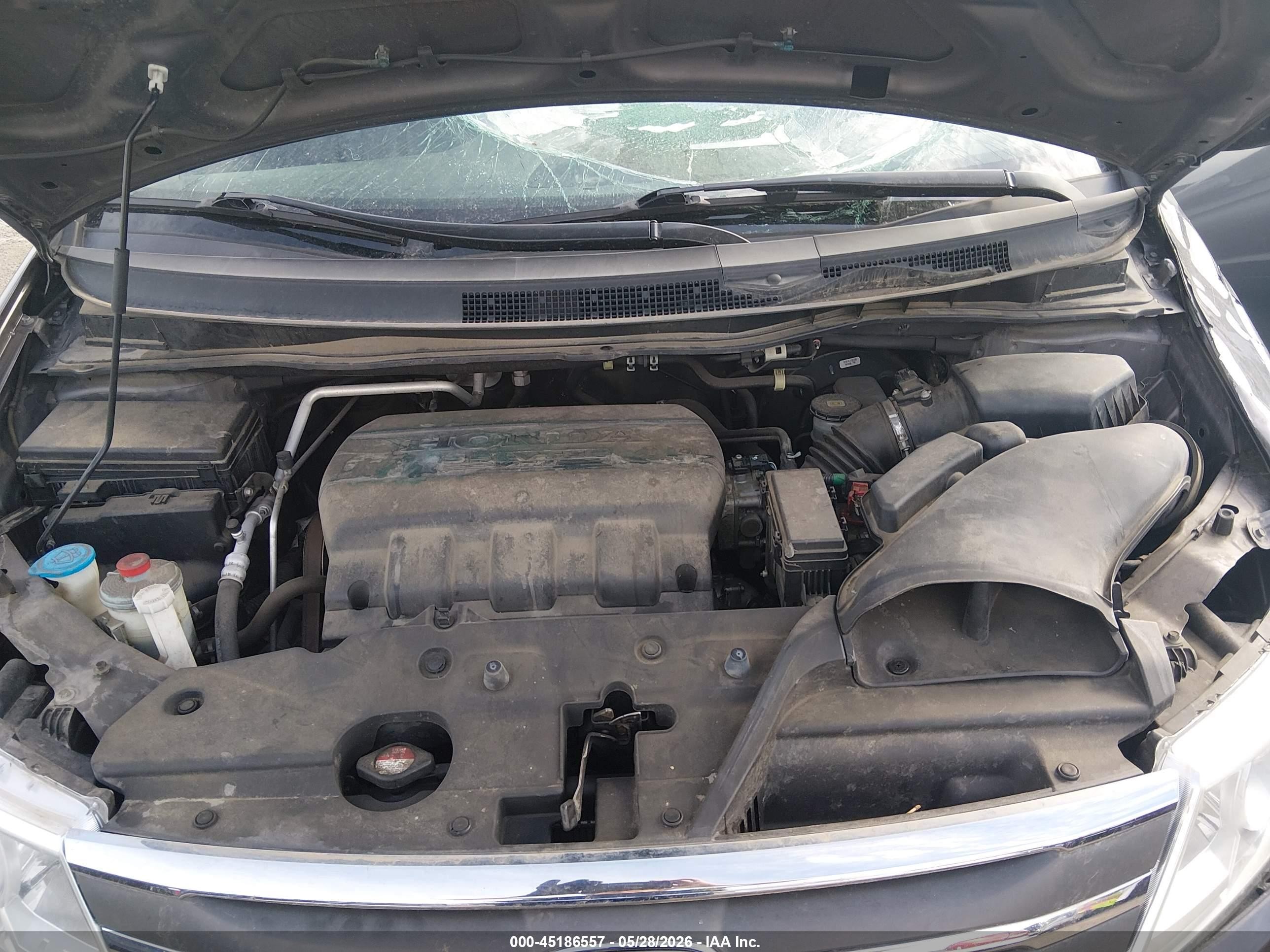 2012 Honda Odyssey Ex-l Gray vin: 5FNRL5H62CB044995