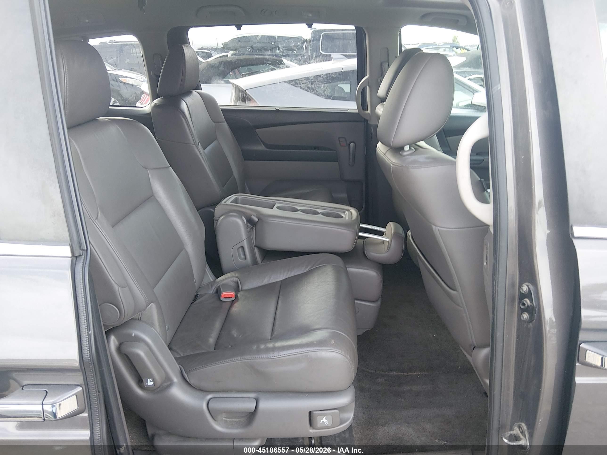 2012 Honda Odyssey Ex-l Gray vin: 5FNRL5H62CB044995