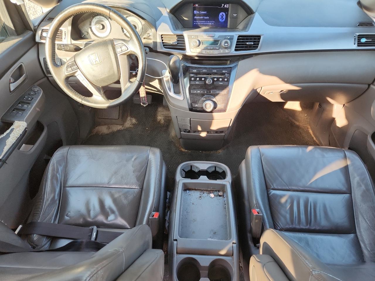 2012 Honda Odyssey Exl Black vin: 5FNRL5H62CB052868