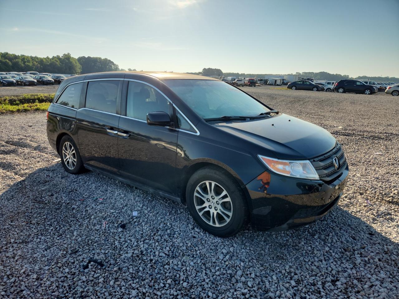 2012 Honda Odyssey Exl Black vin: 5FNRL5H62CB052868