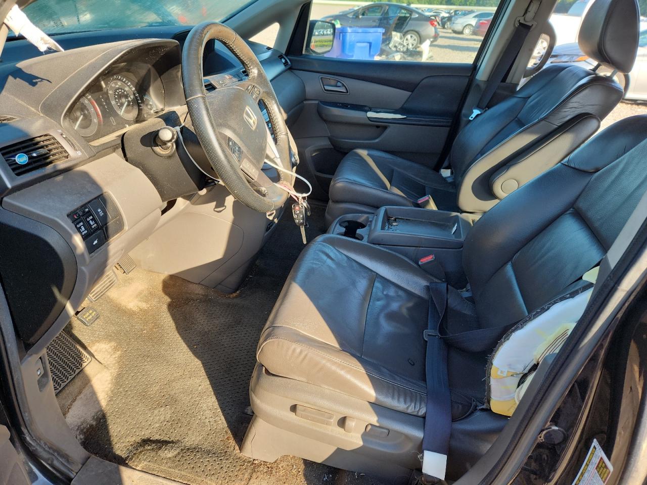 2012 Honda Odyssey Exl Black vin: 5FNRL5H62CB052868