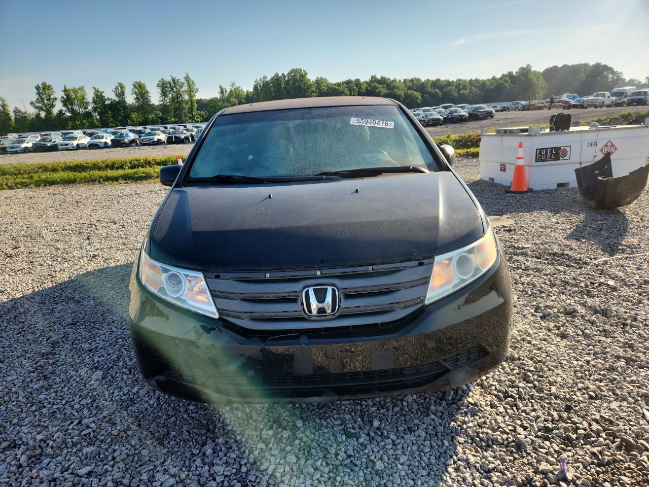 2012 Honda Odyssey Exl Black vin: 5FNRL5H62CB052868