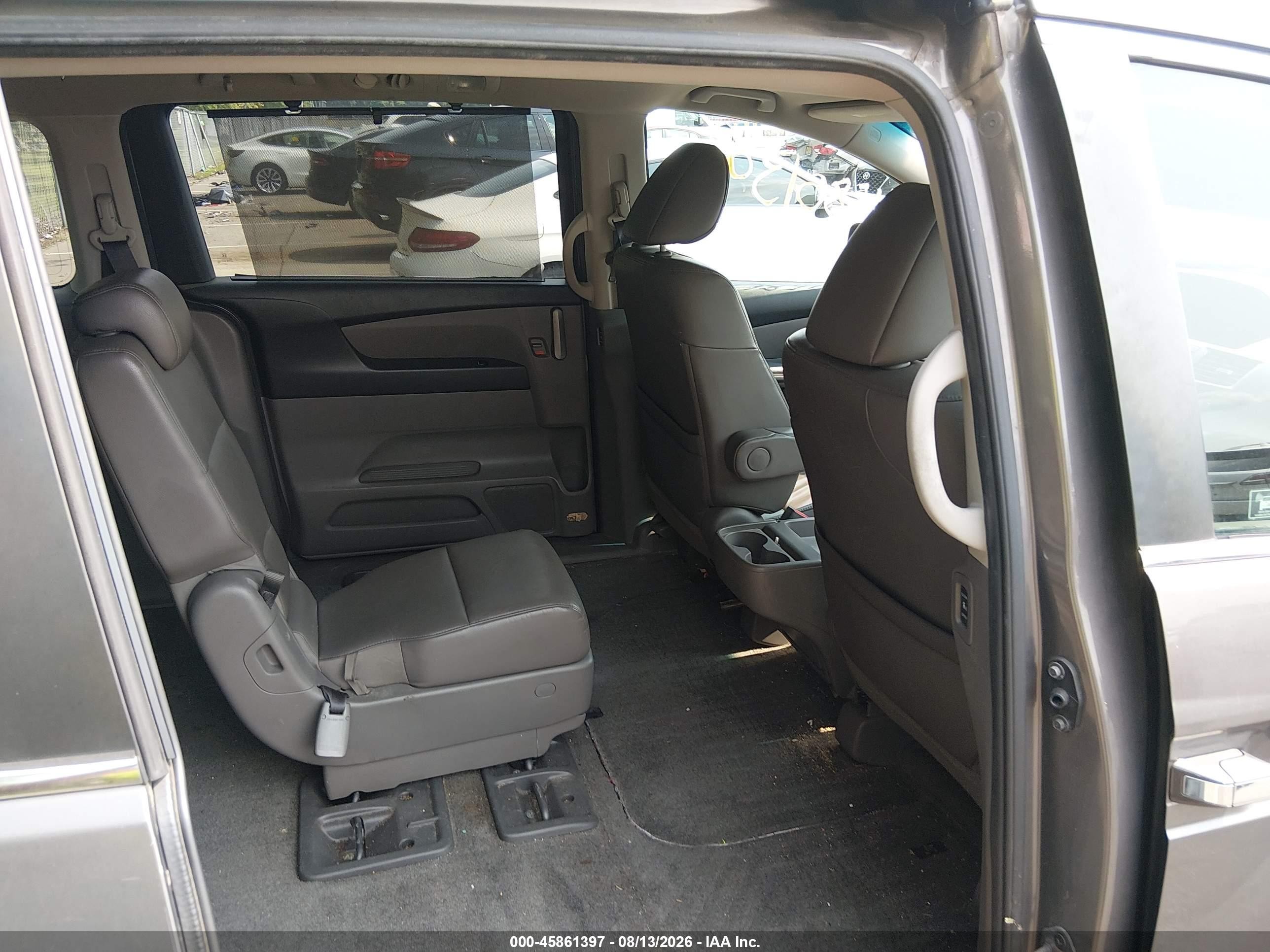2012 Honda Odyssey Ex-l Gray vin: 5FNRL5H62CB055222