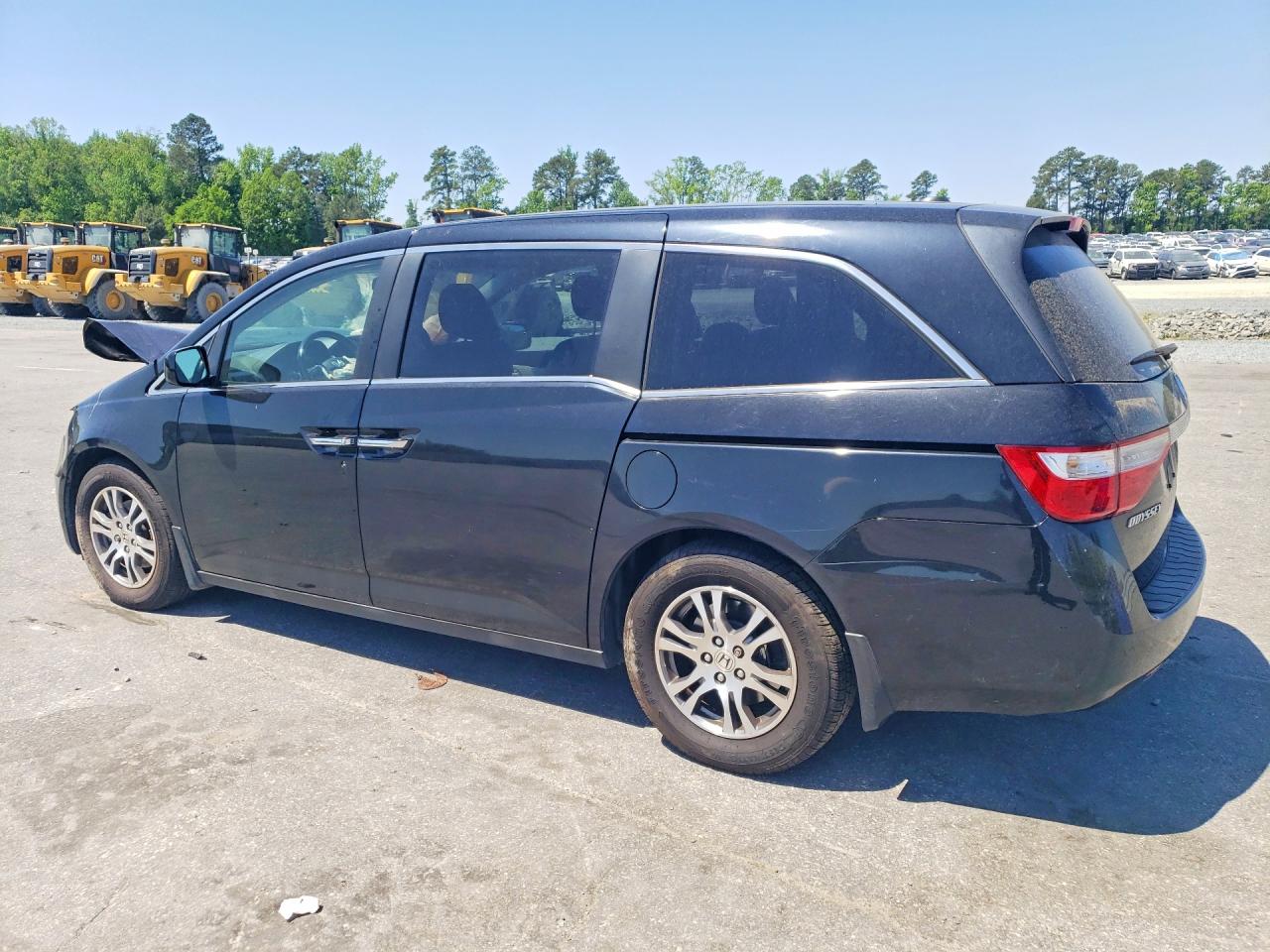 2012 Honda Odyssey Exl Black vin: 5FNRL5H62CB063742