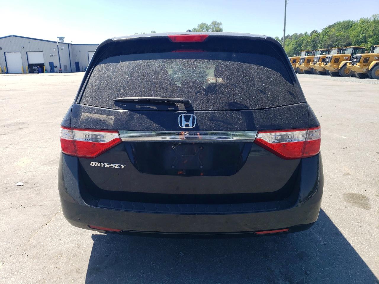 2012 Honda Odyssey Exl Black vin: 5FNRL5H62CB063742