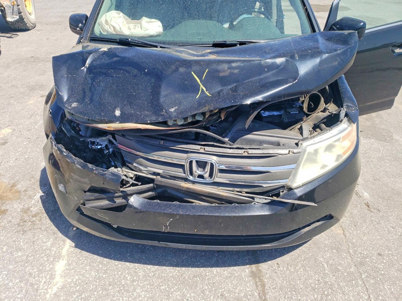 2012 Honda Odyssey Exl Black vin: 5FNRL5H62CB063742