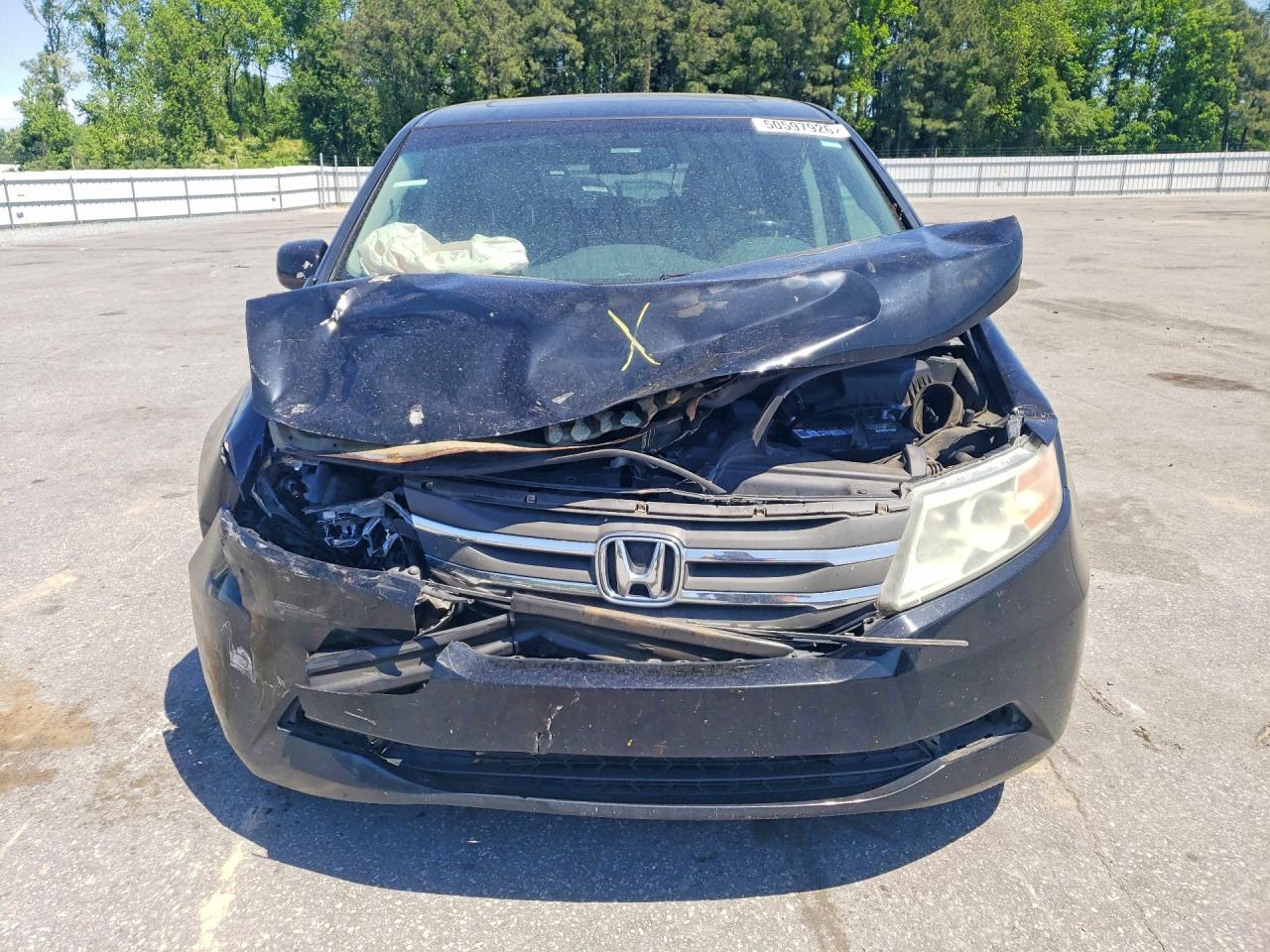 2012 Honda Odyssey Exl Black vin: 5FNRL5H62CB063742
