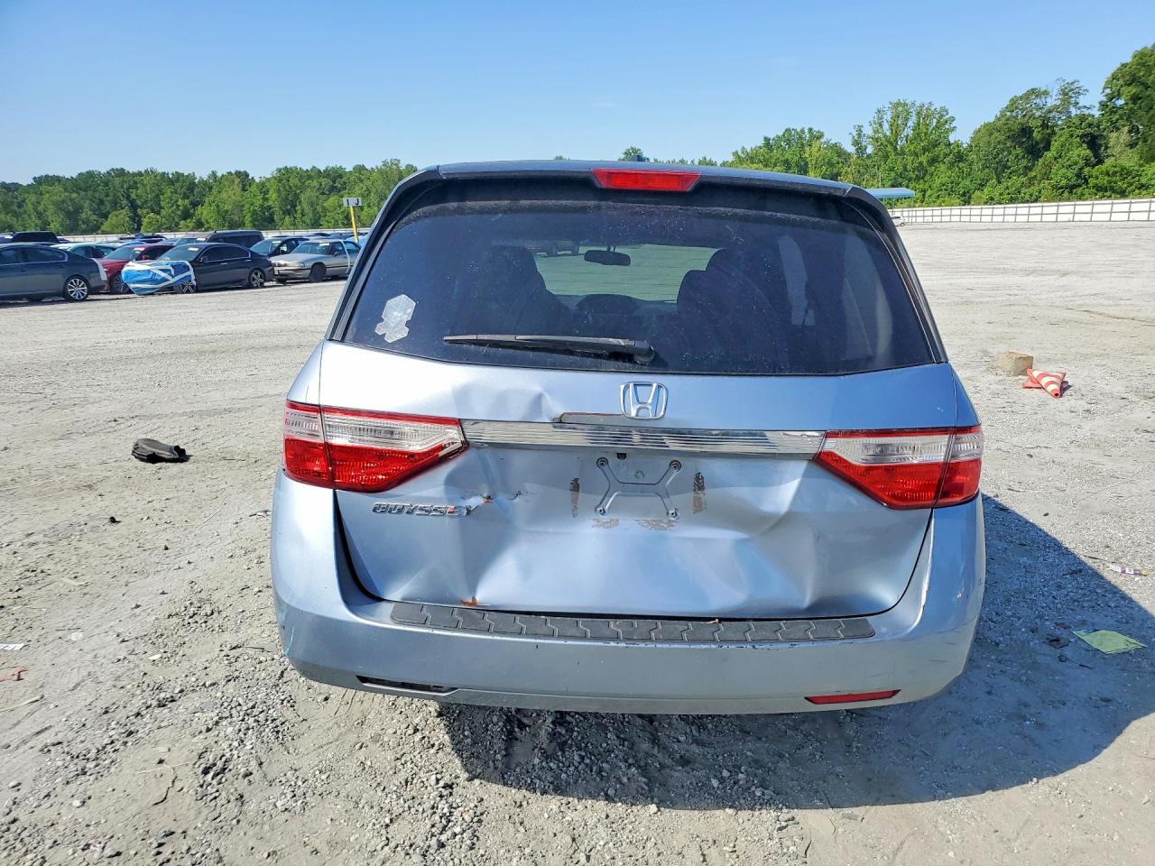 2012 Honda Odyssey Exl Blue vin: 5FNRL5H62CB075485