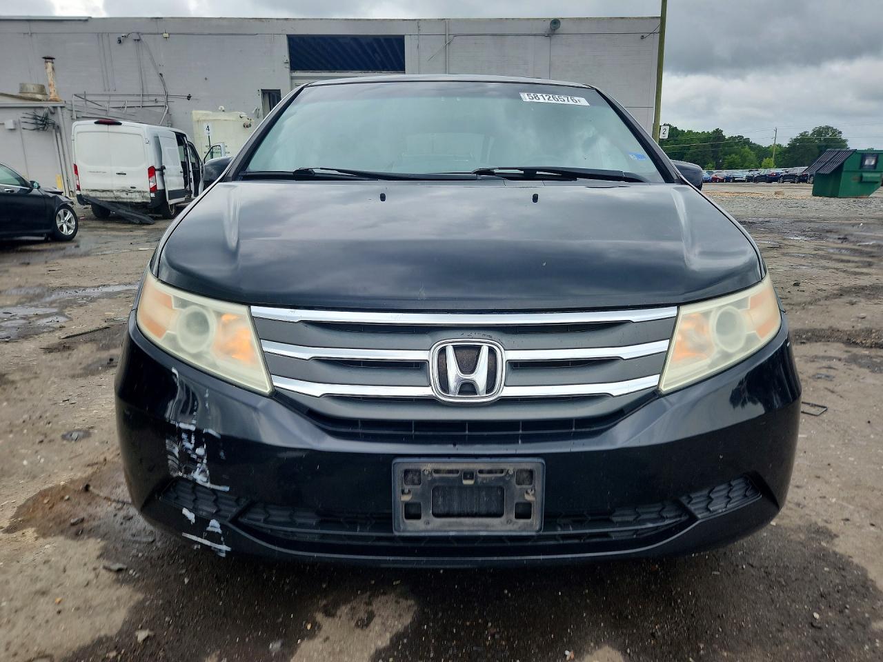 2012 Honda Odyssey Exl Black vin: 5FNRL5H62CB078144