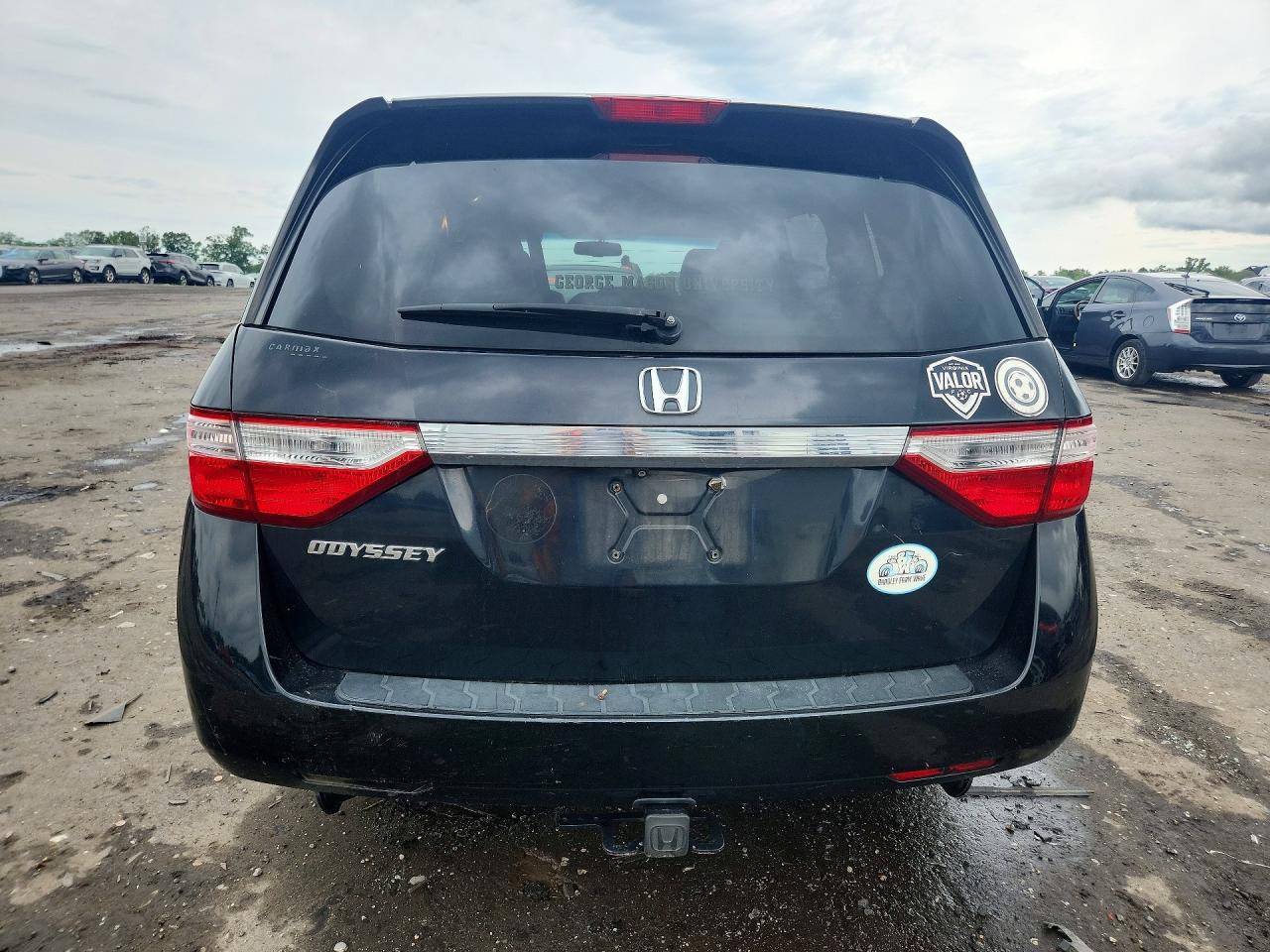 2012 Honda Odyssey Exl Black vin: 5FNRL5H62CB078144
