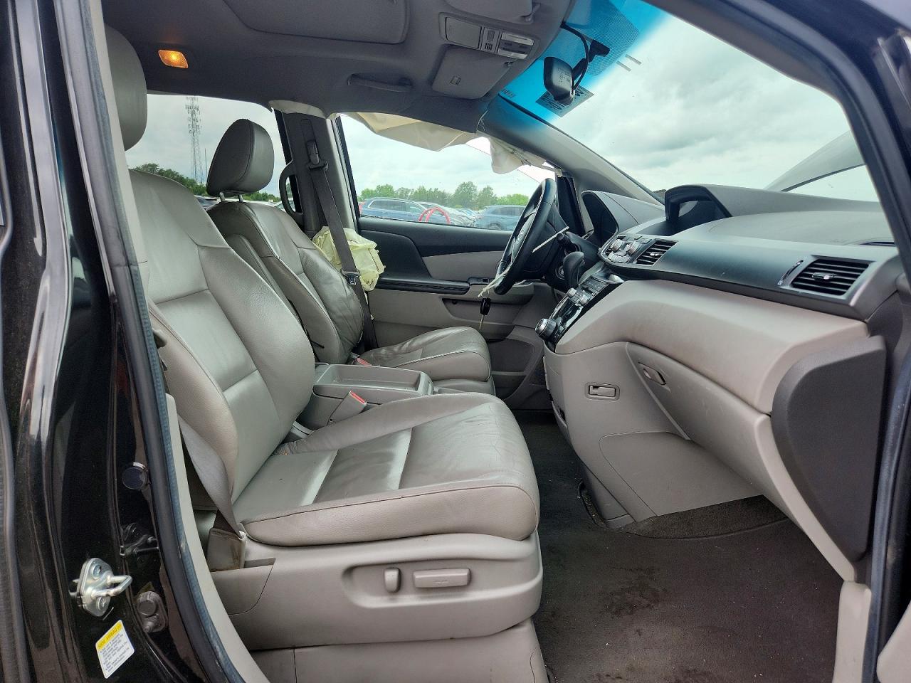 2012 Honda Odyssey Exl Black vin: 5FNRL5H62CB078144