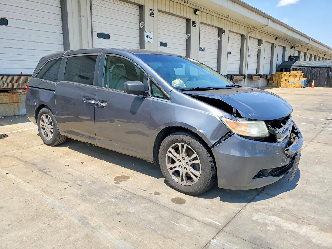 2012 Honda Odyssey Exl Charcoal vin: 5FNRL5H62CB082467