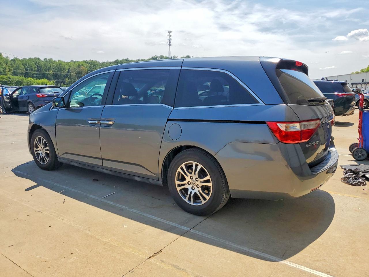 2012 Honda Odyssey Exl Charcoal vin: 5FNRL5H62CB082467