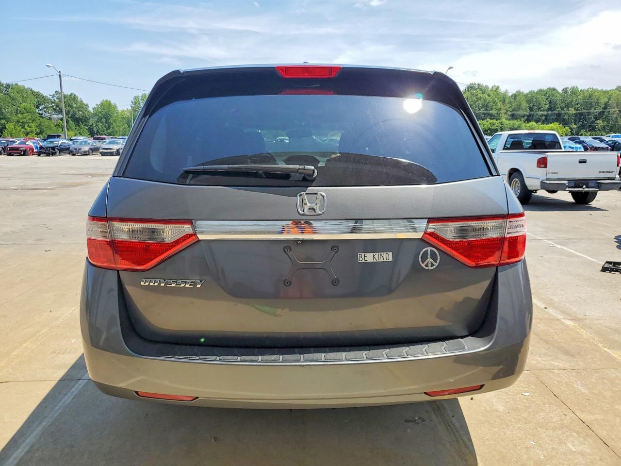 2012 Honda Odyssey Exl Charcoal vin: 5FNRL5H62CB082467