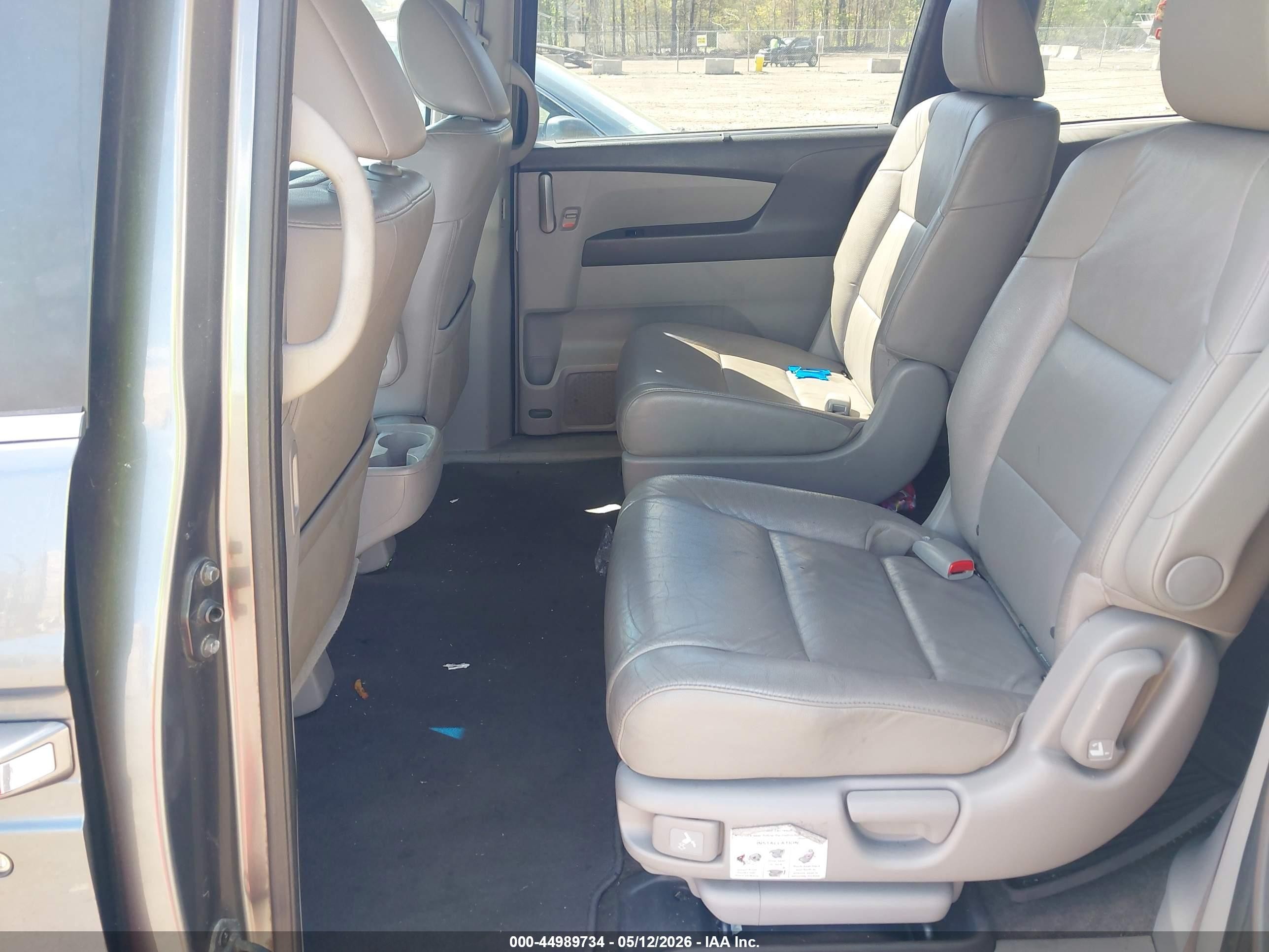 2012 Honda Odyssey Ex-l Gray vin: 5FNRL5H62CB086275