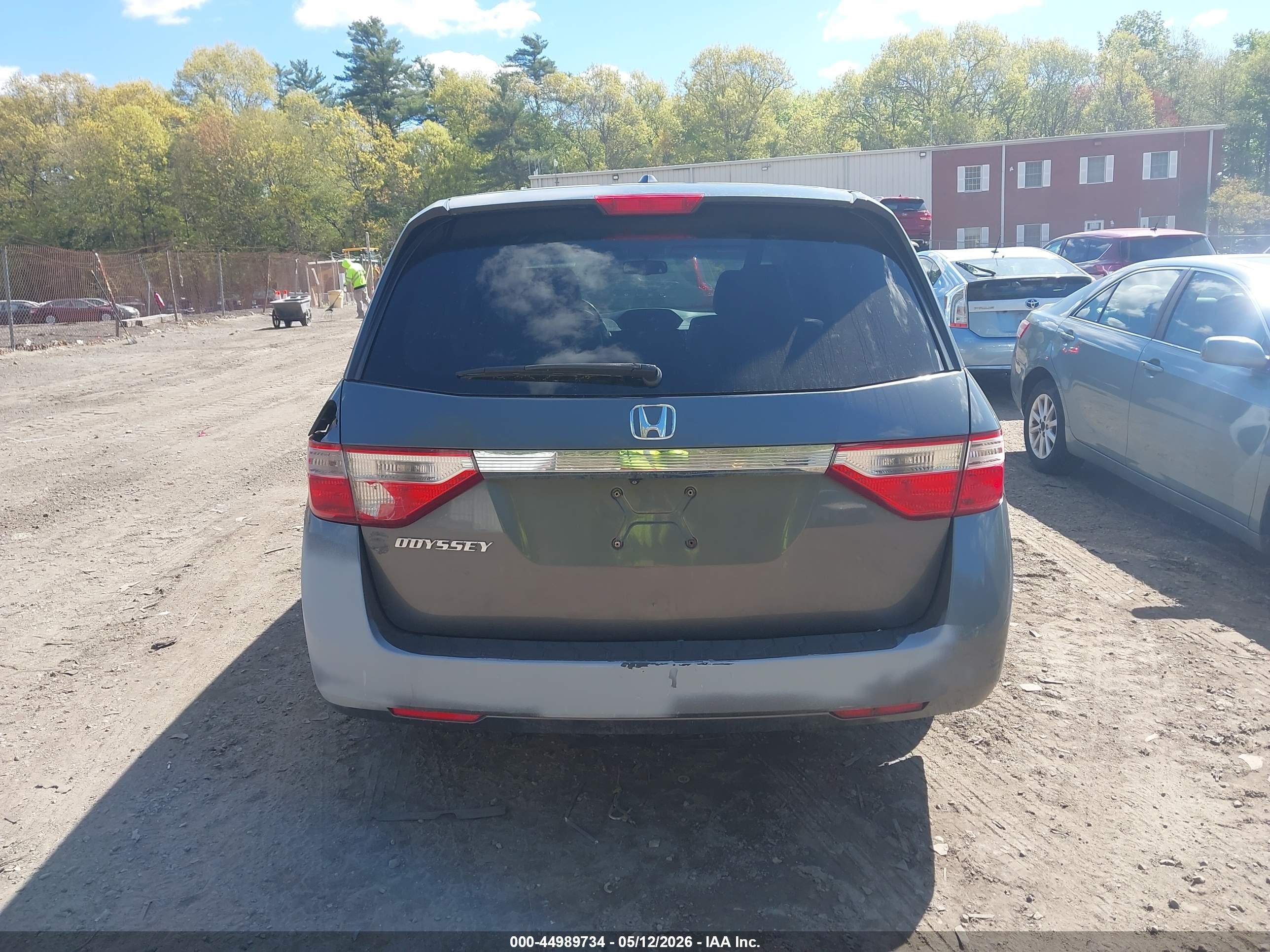 2012 Honda Odyssey Ex-l Gray vin: 5FNRL5H62CB086275