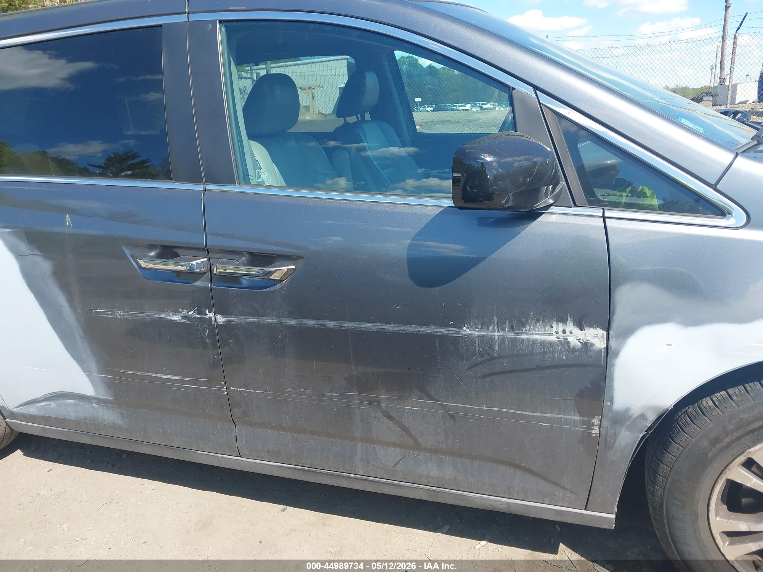 2012 Honda Odyssey Ex-l Gray vin: 5FNRL5H62CB086275