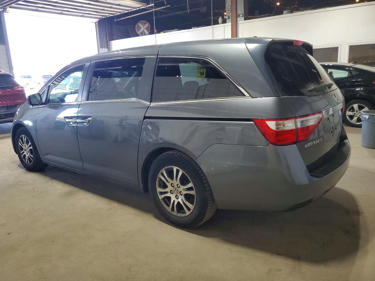 2012 Honda Odyssey Exl Gray vin: 5FNRL5H62CB086437