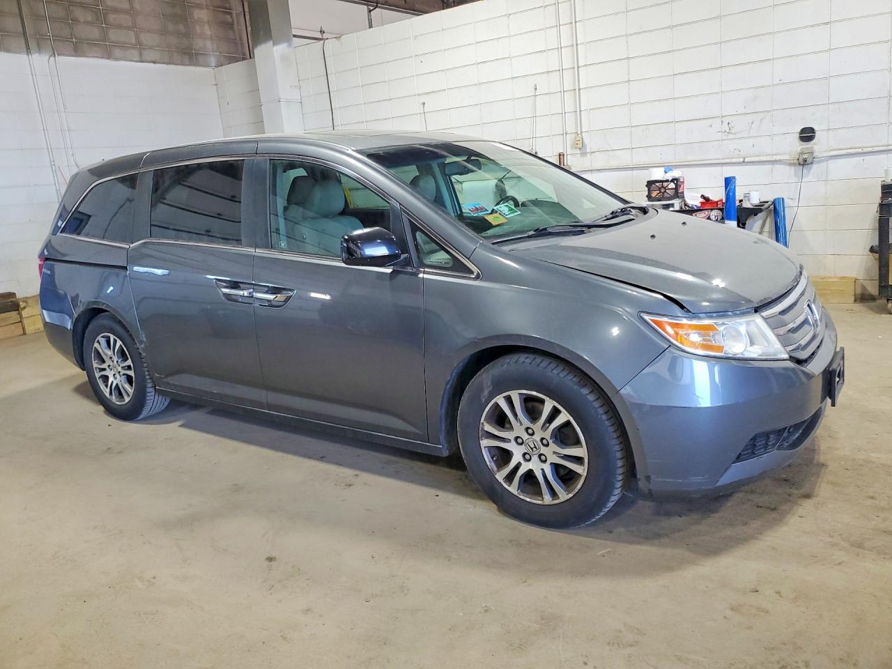 2012 Honda Odyssey Exl Gray vin: 5FNRL5H62CB086437