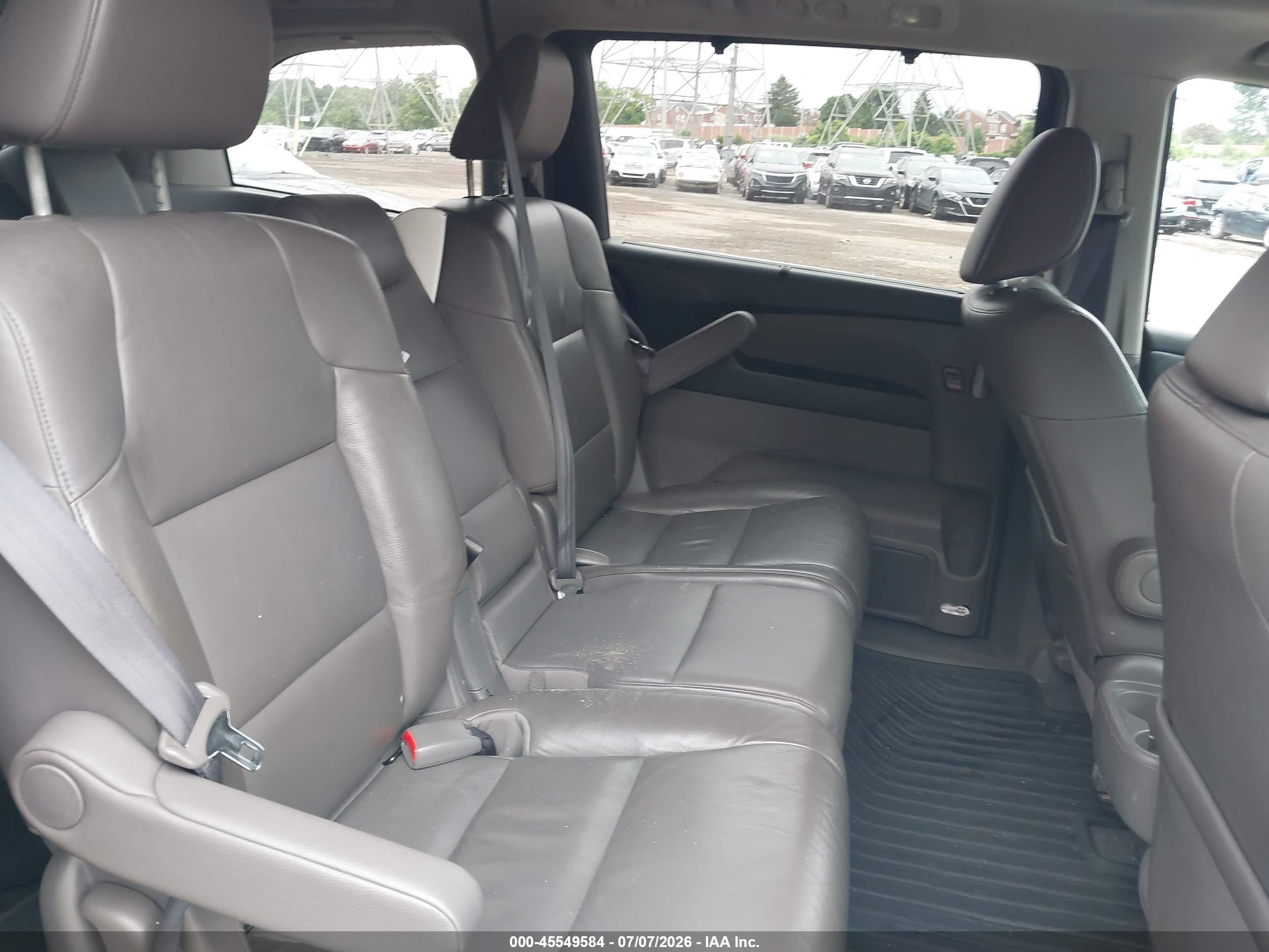 2012 Honda Odyssey Ex-l Black vin: 5FNRL5H62CB090861