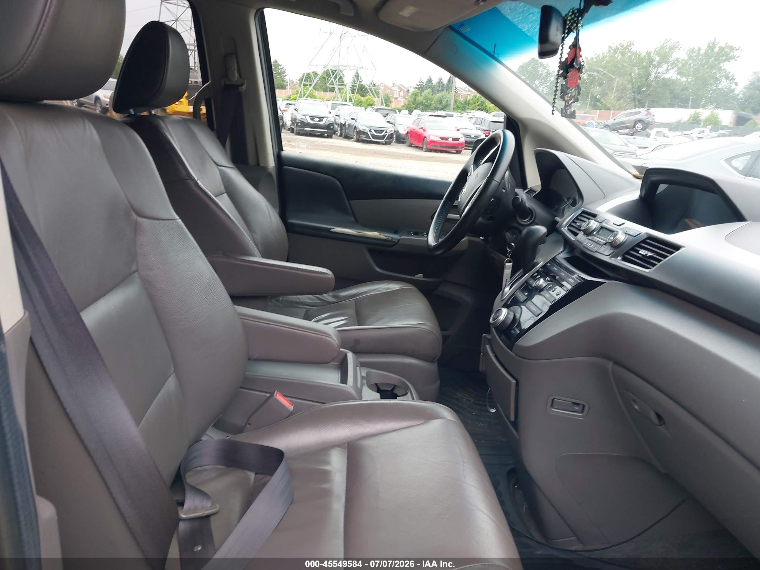 2012 Honda Odyssey Ex-l Black vin: 5FNRL5H62CB090861