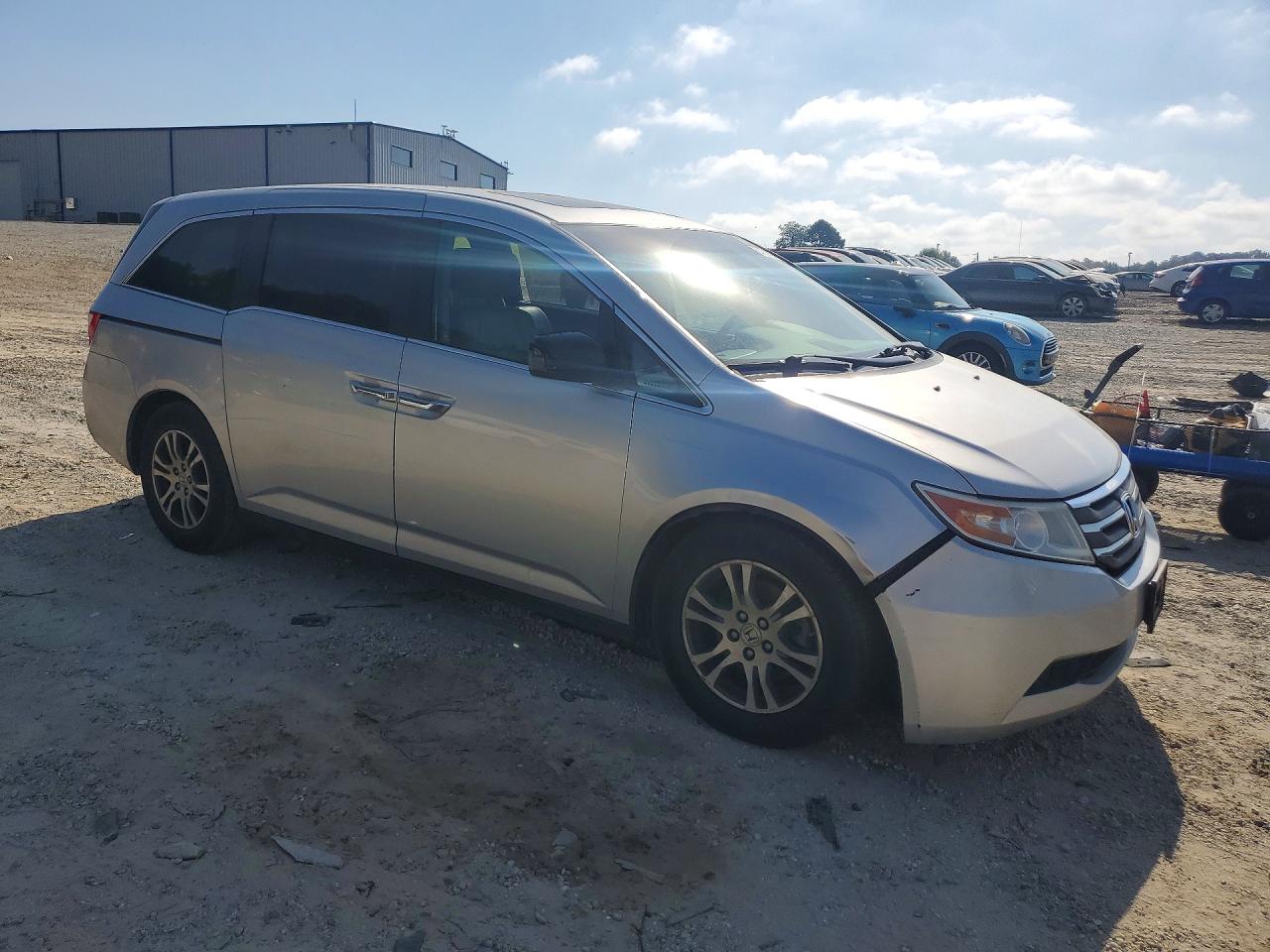 2012 Honda Odyssey Exl Silver vin: 5FNRL5H62CB101955